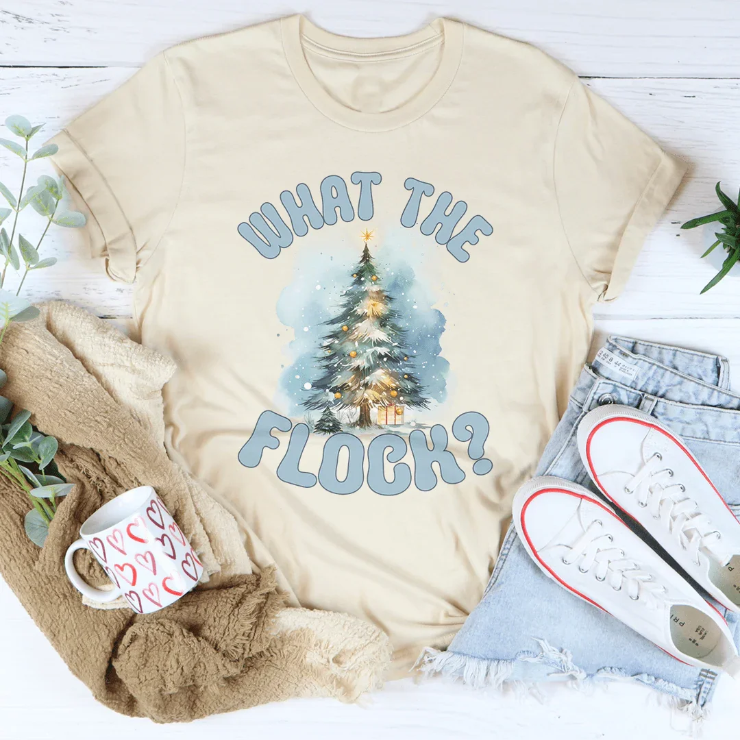 What The Flock Tee Soft Cream / S Peachy Sunday T-Shirt