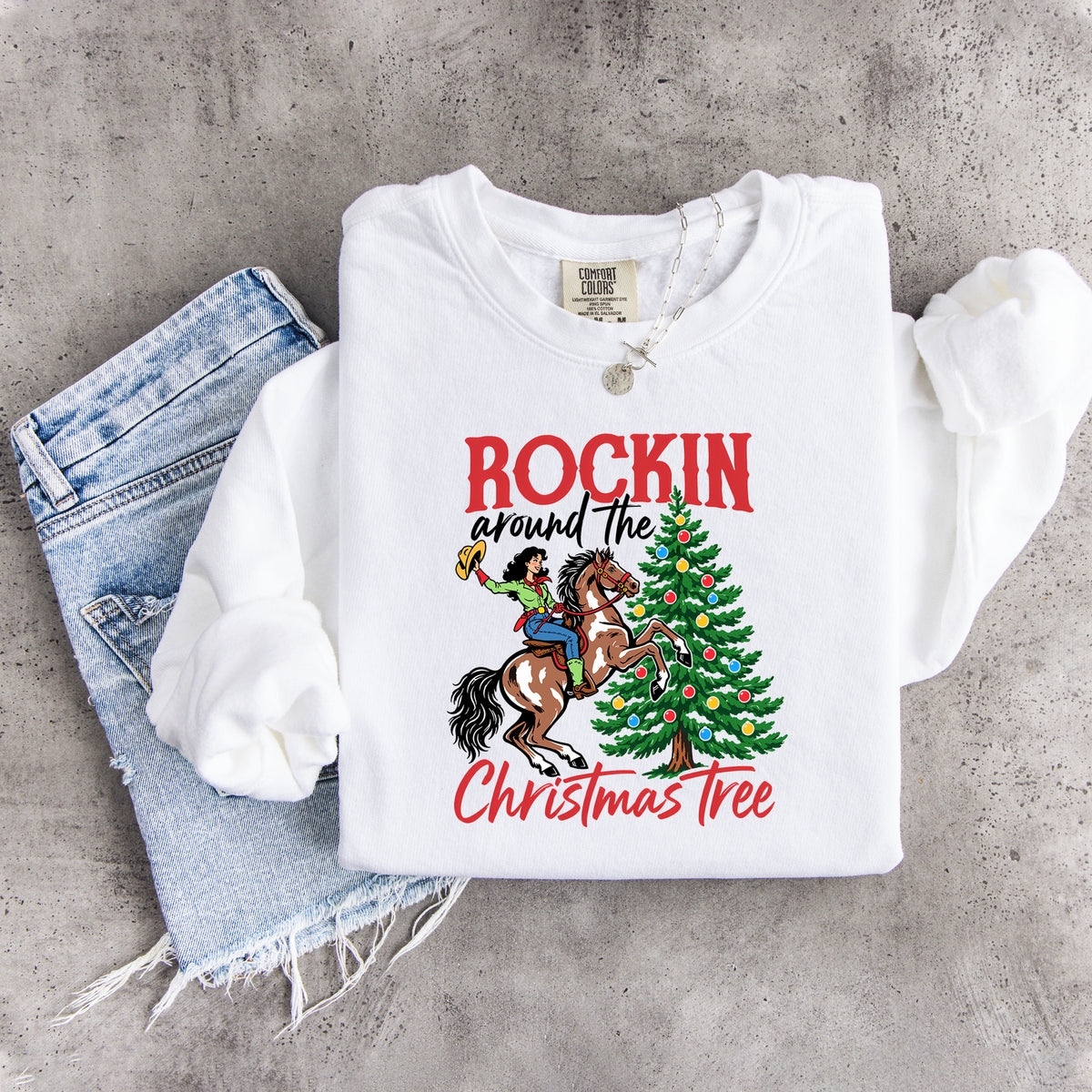 Rockin Around The Christmas Tree Sweatshirt