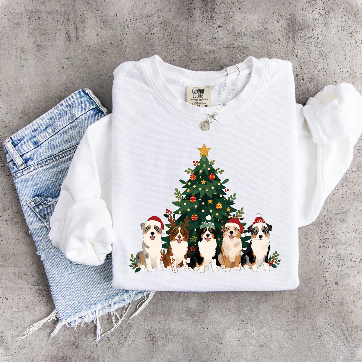 Australian Shepherd Christmas Sweatshirt