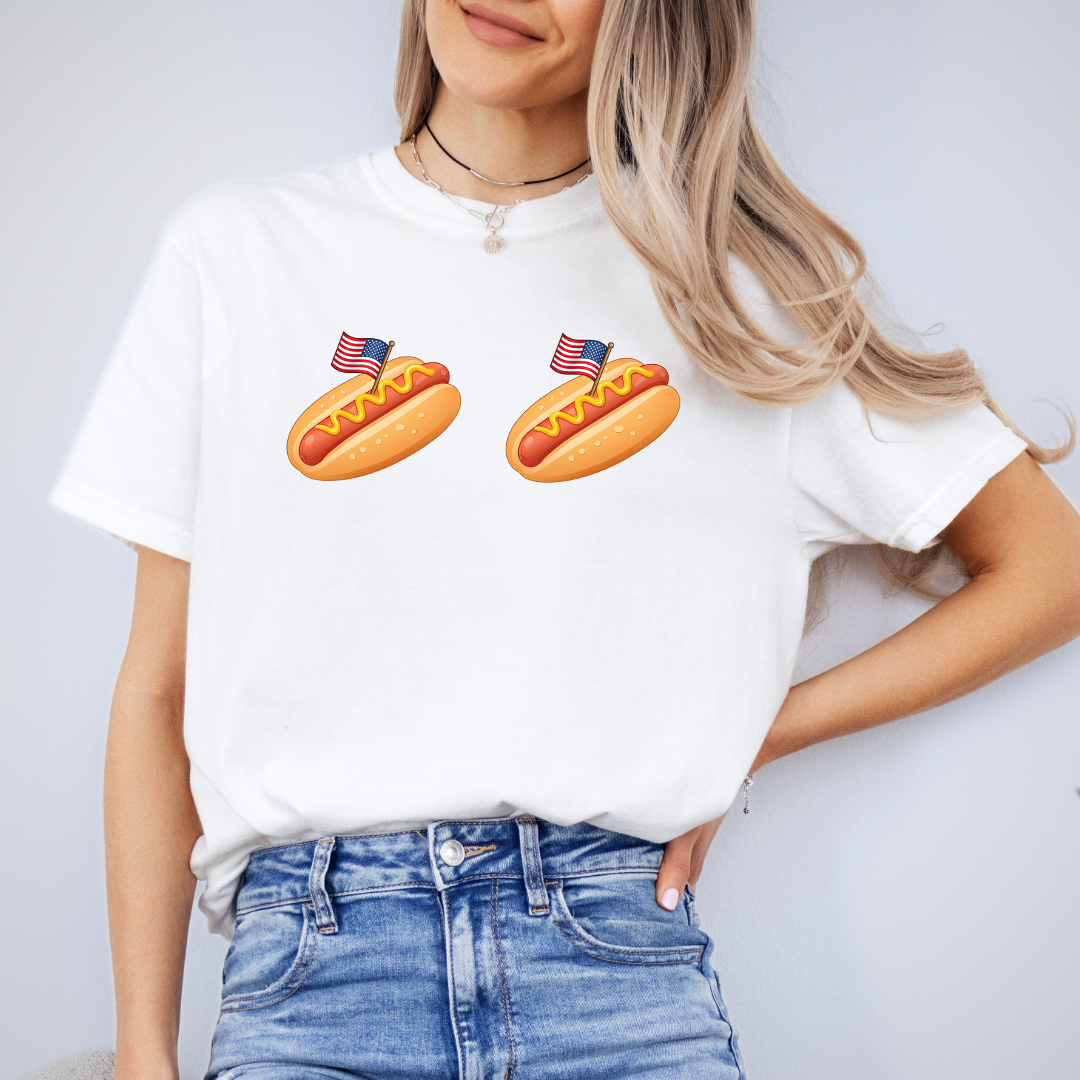 Retro Hot Dog Bikini Tee