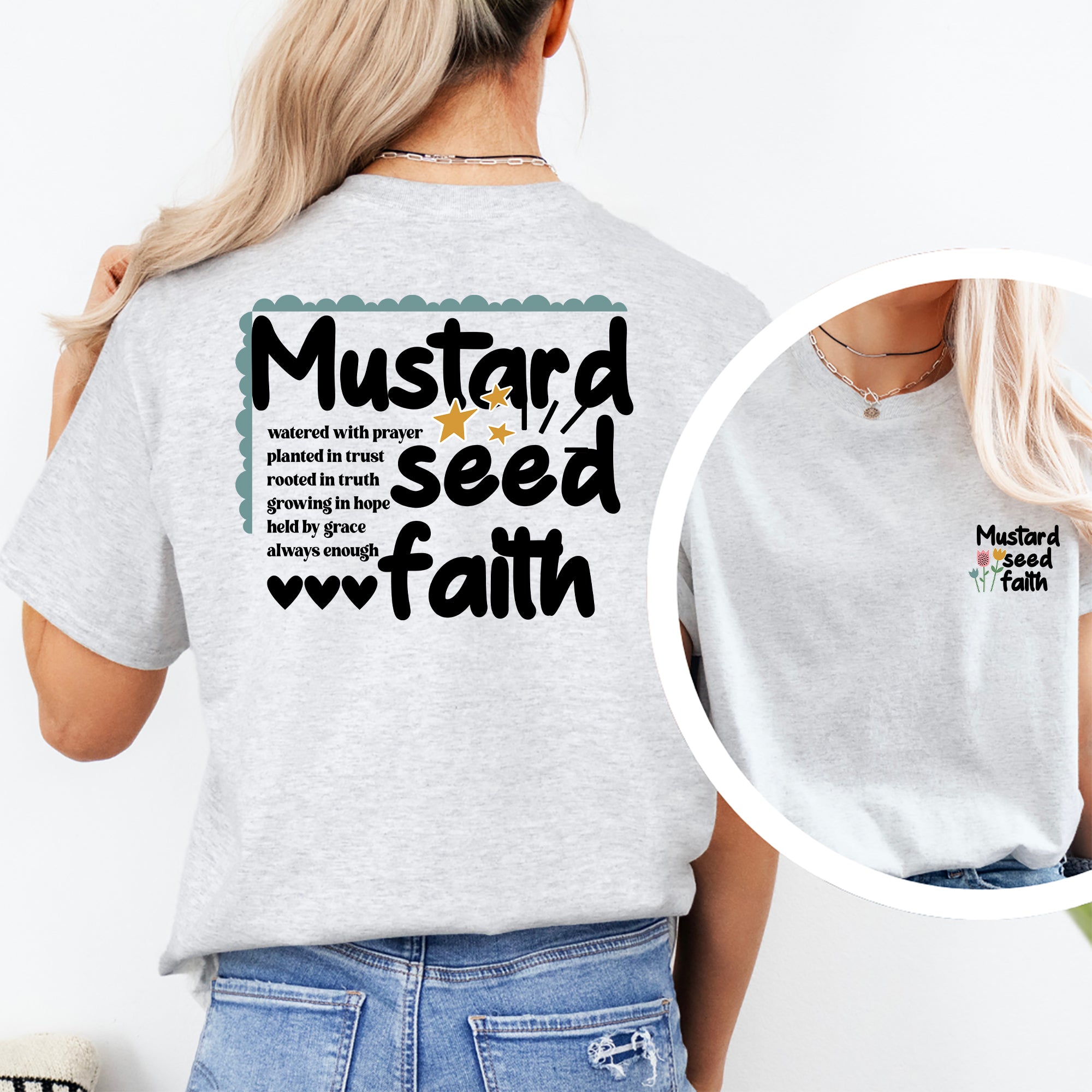 T-Shirt „Glaube wie ein Senfkorn“