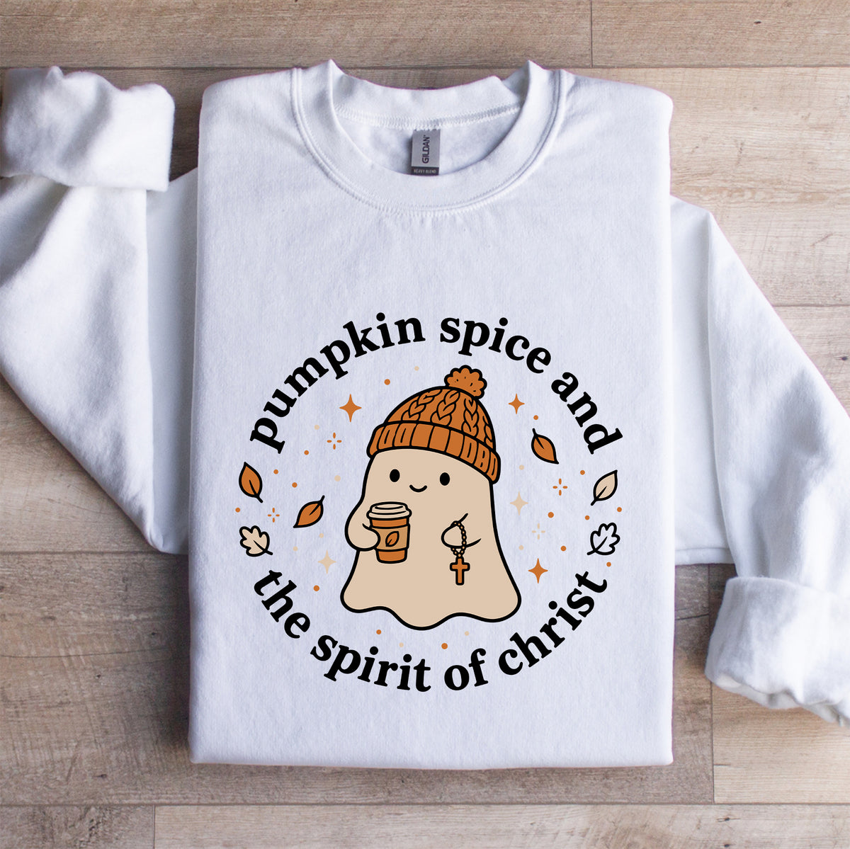 Pumpkin Spice And The Spirit Of Christ Sweatshirt