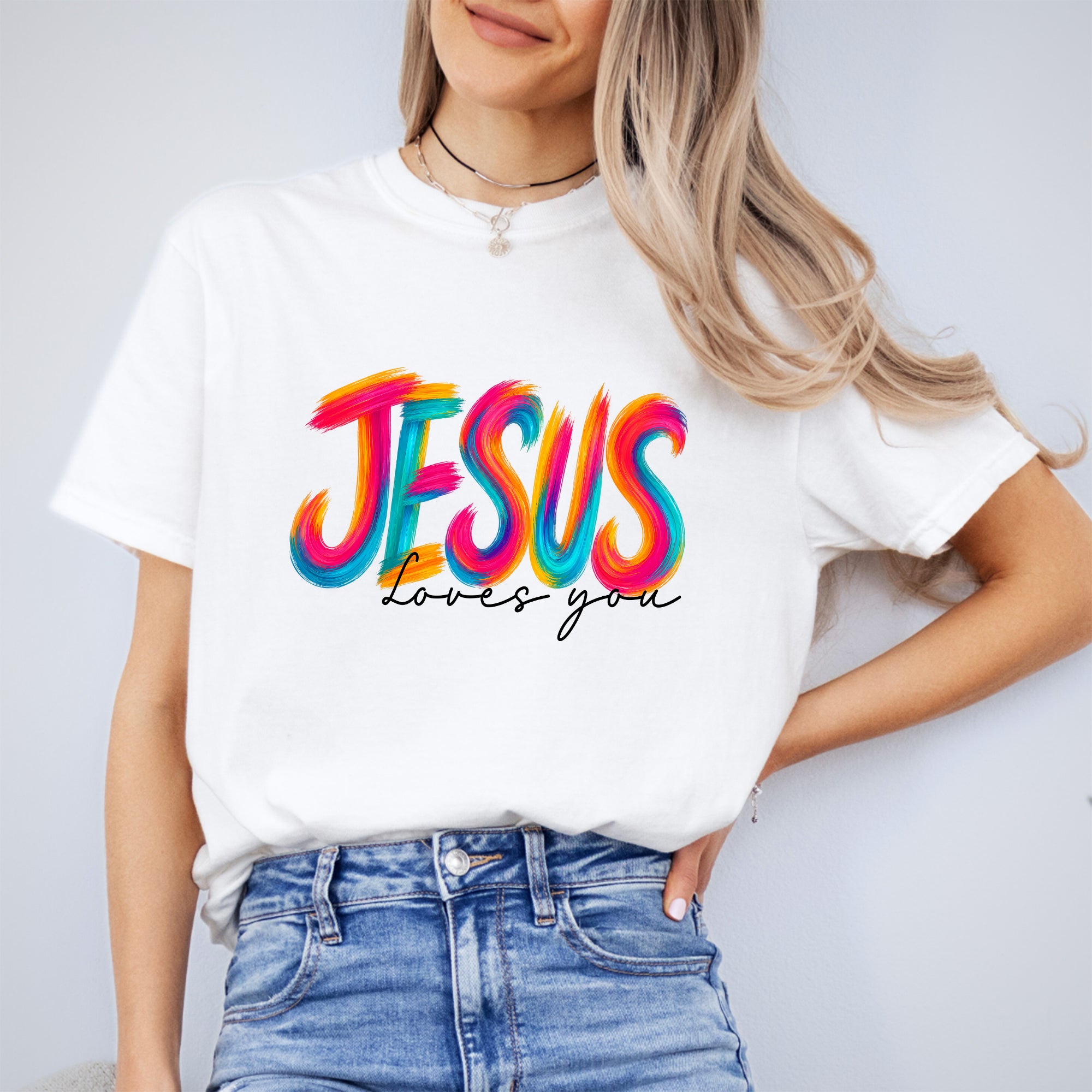 T-Shirt „Jesus Loves You“