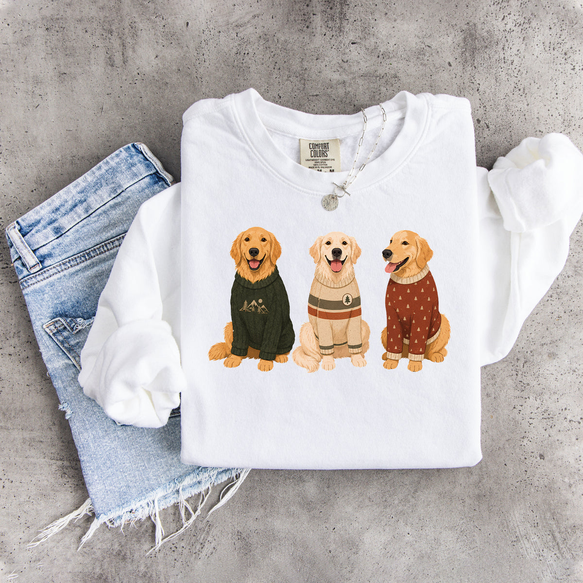Fall Golden Retriever Sweatshirt