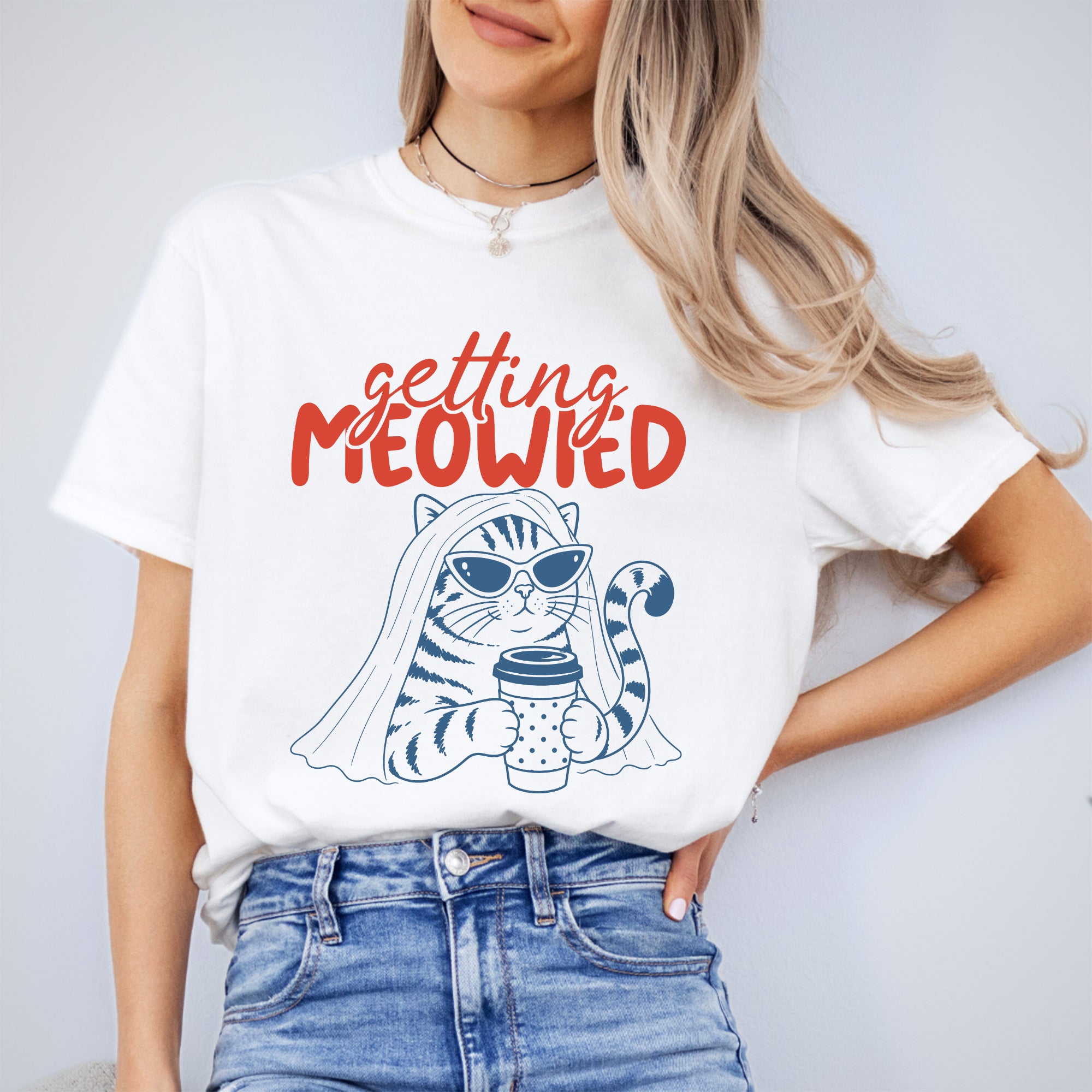 T-shirt « Getting Meowied »