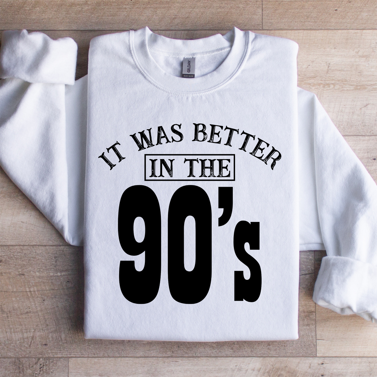 « C’était mieux dans les années 90 » – Sweat-shirt molletonné douillet pour millennials nostalgiques