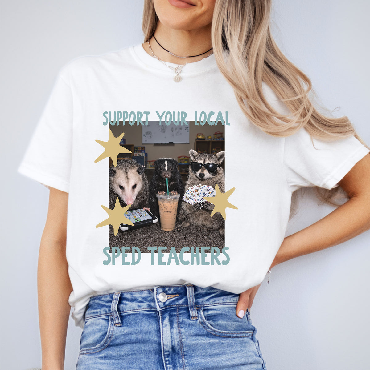 Support Your Local Sped Teachers Tee