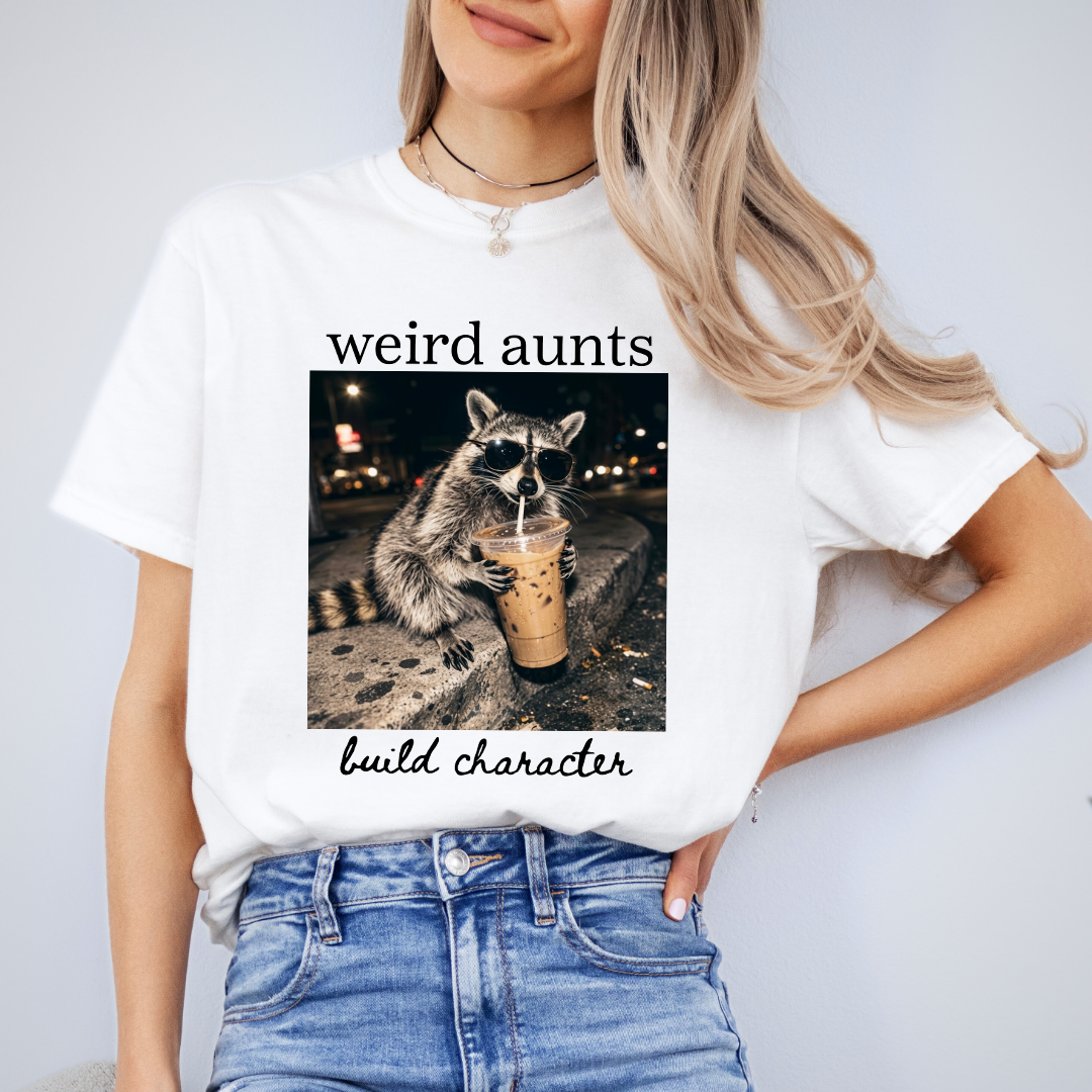 Weird Aunts Build Character Tee
