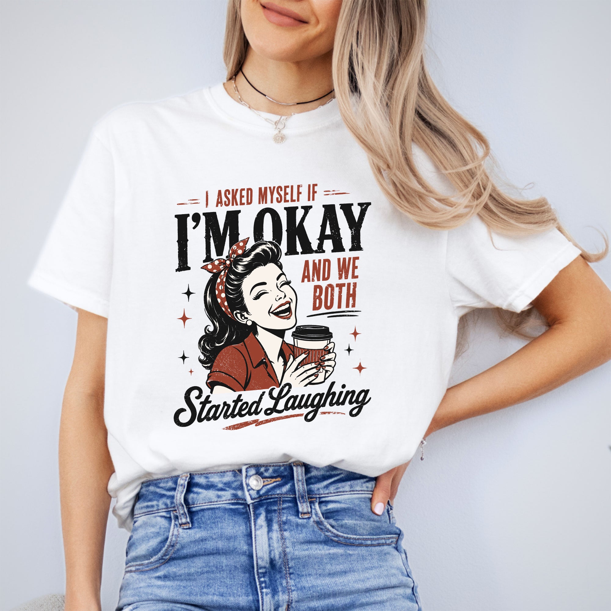 T-Shirt „Ich habe mich gefragt, ob es mir gut geht“