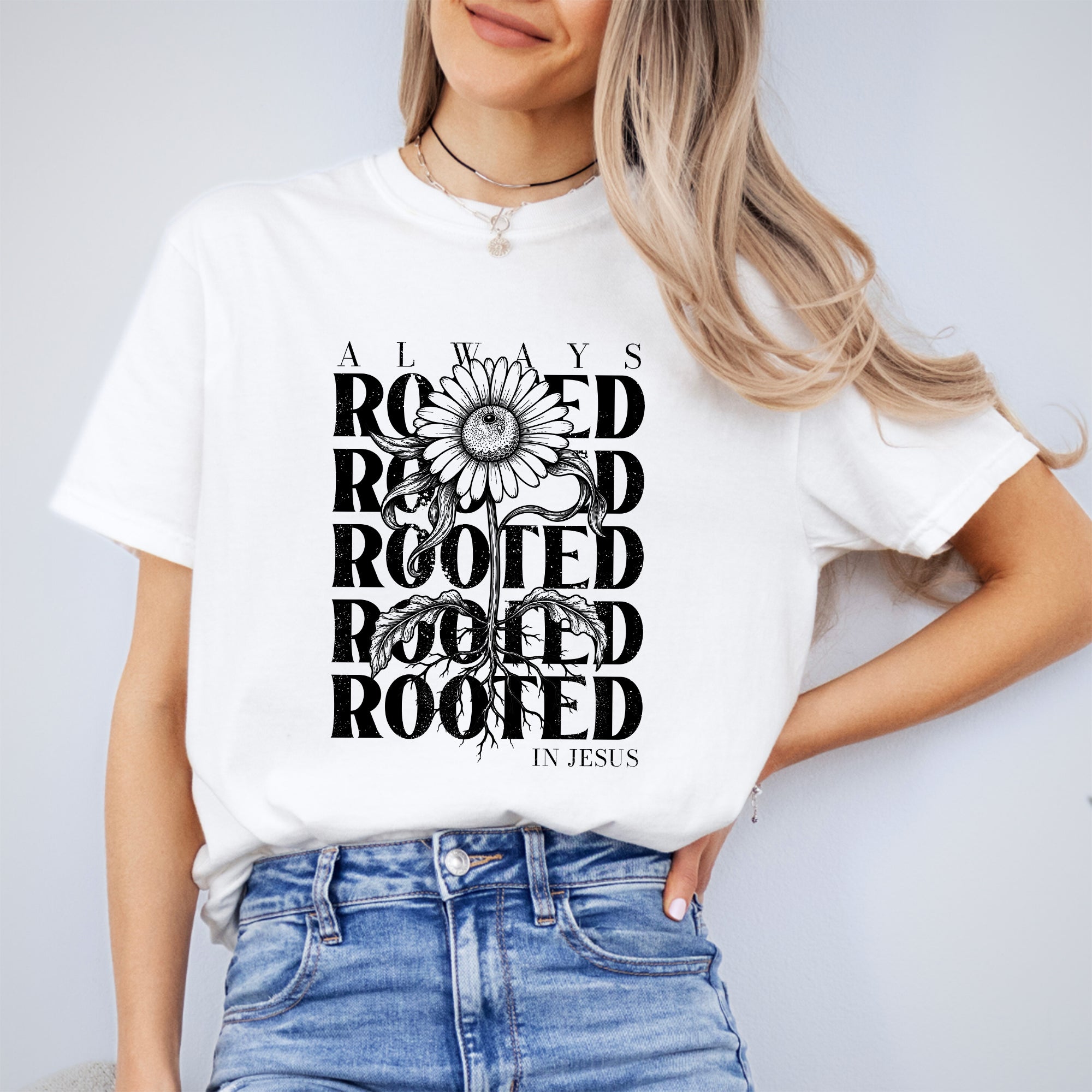 Immer in Jesus verwurzelt – T-Shirt