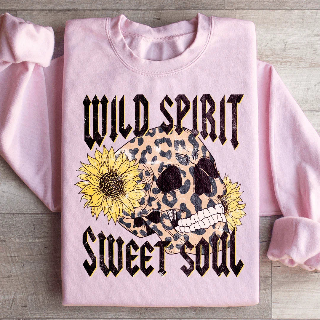 Wild Spirit Sweet Soul Sweatshirt Peachy Sunday T-Shirt