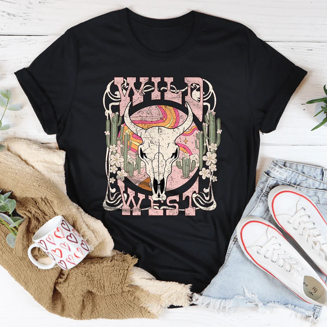 Wild West Tee Black / S Peachy Sunday T-Shirt