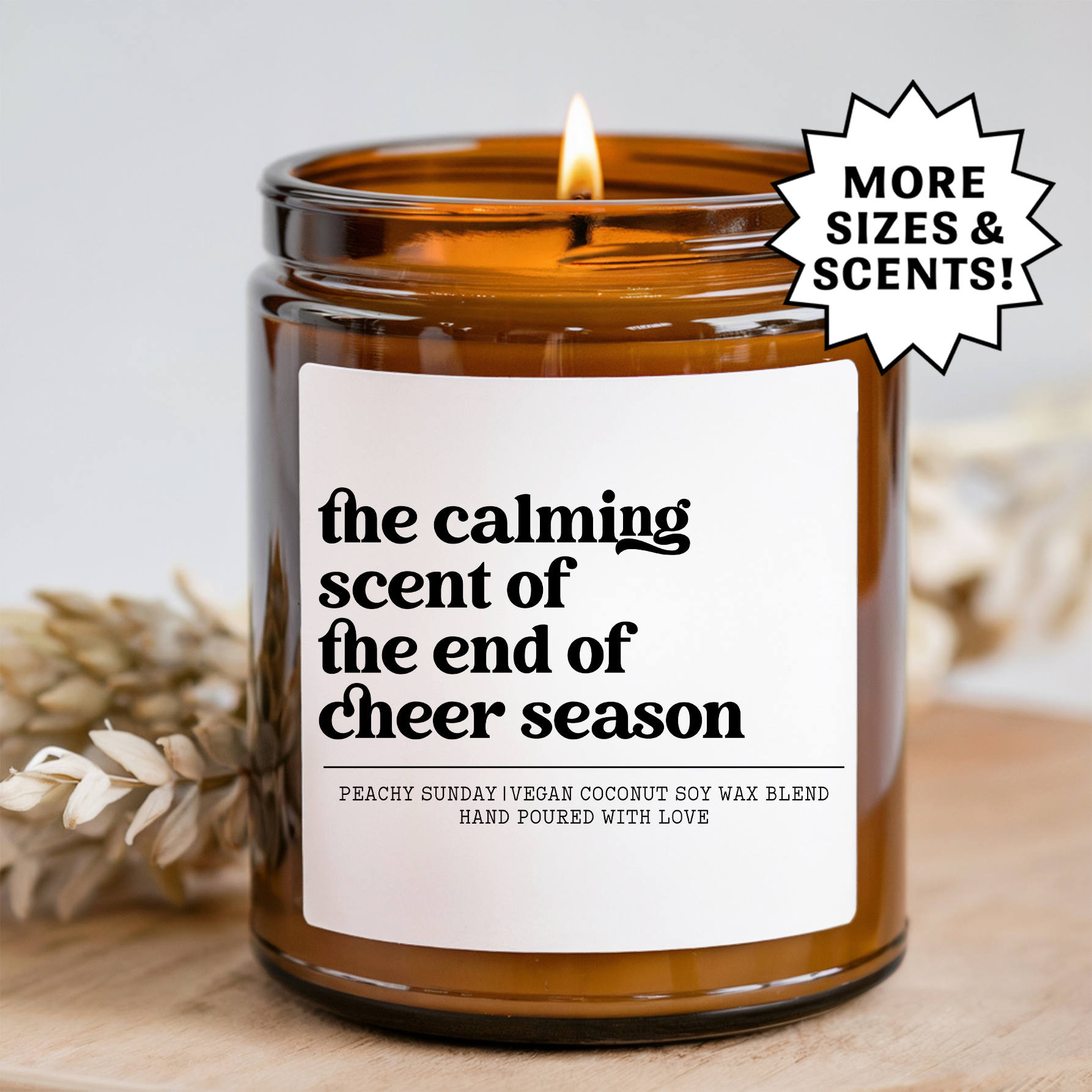 The Calming Scent Of The End Of Cheer Season Candle