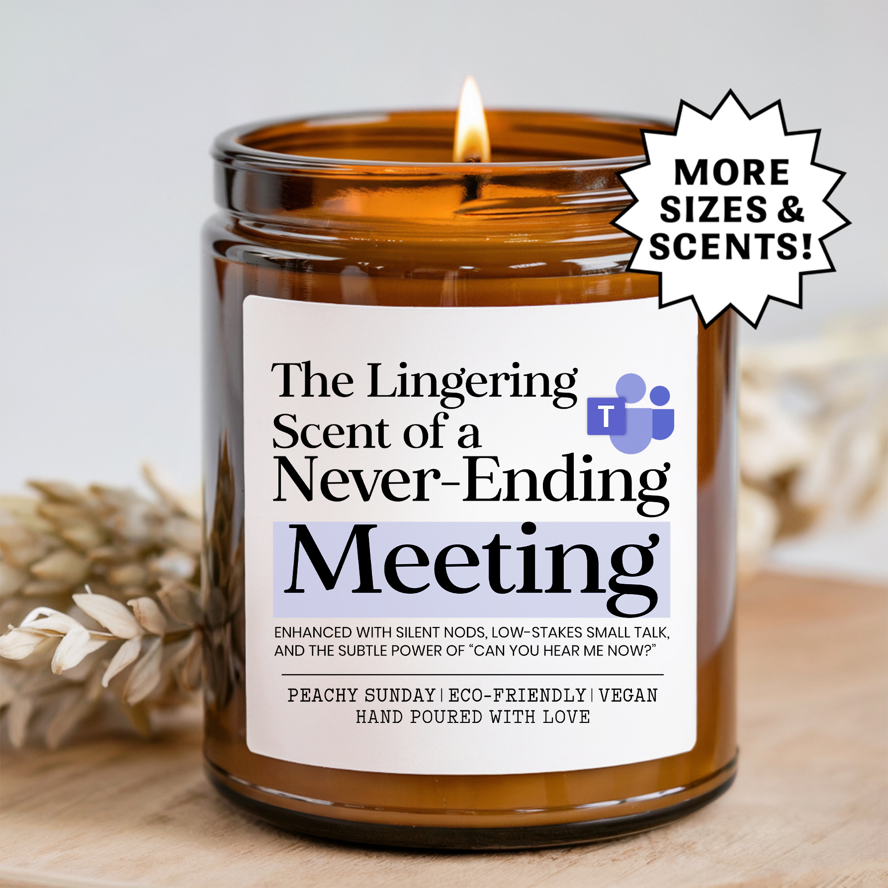 The Lingering Scent Of A Never Ending Meetings Candle
