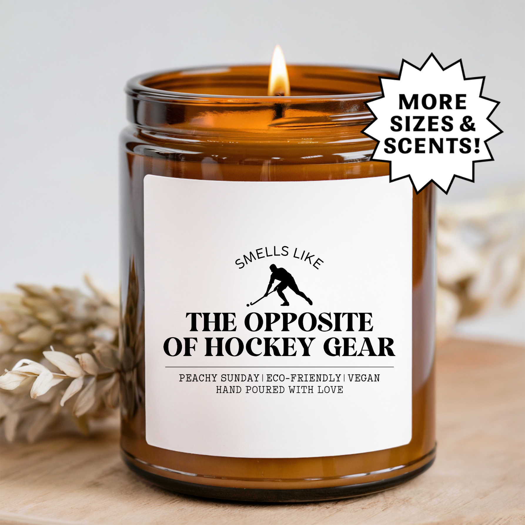Smells Like Opposite Of Hockey Gear Candle