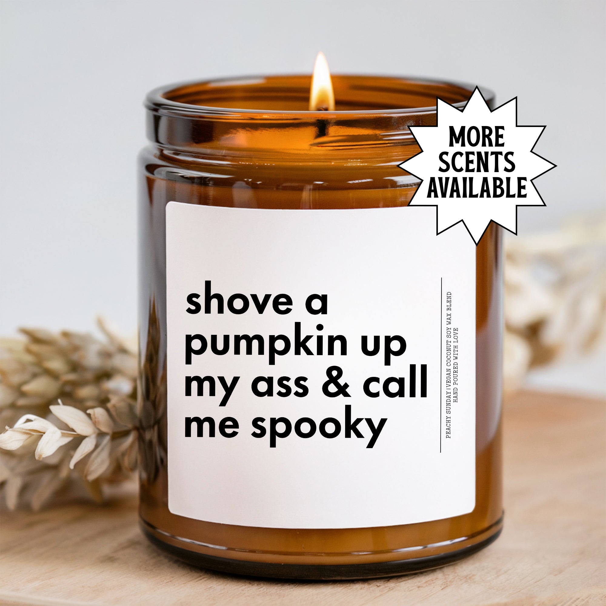 Mete una calabaza en mi c*lo y llámame «Spooky» — Vela