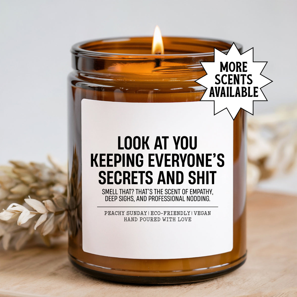 Regardez-vous garder les secrets de tout le monde et la bougie S-ht
