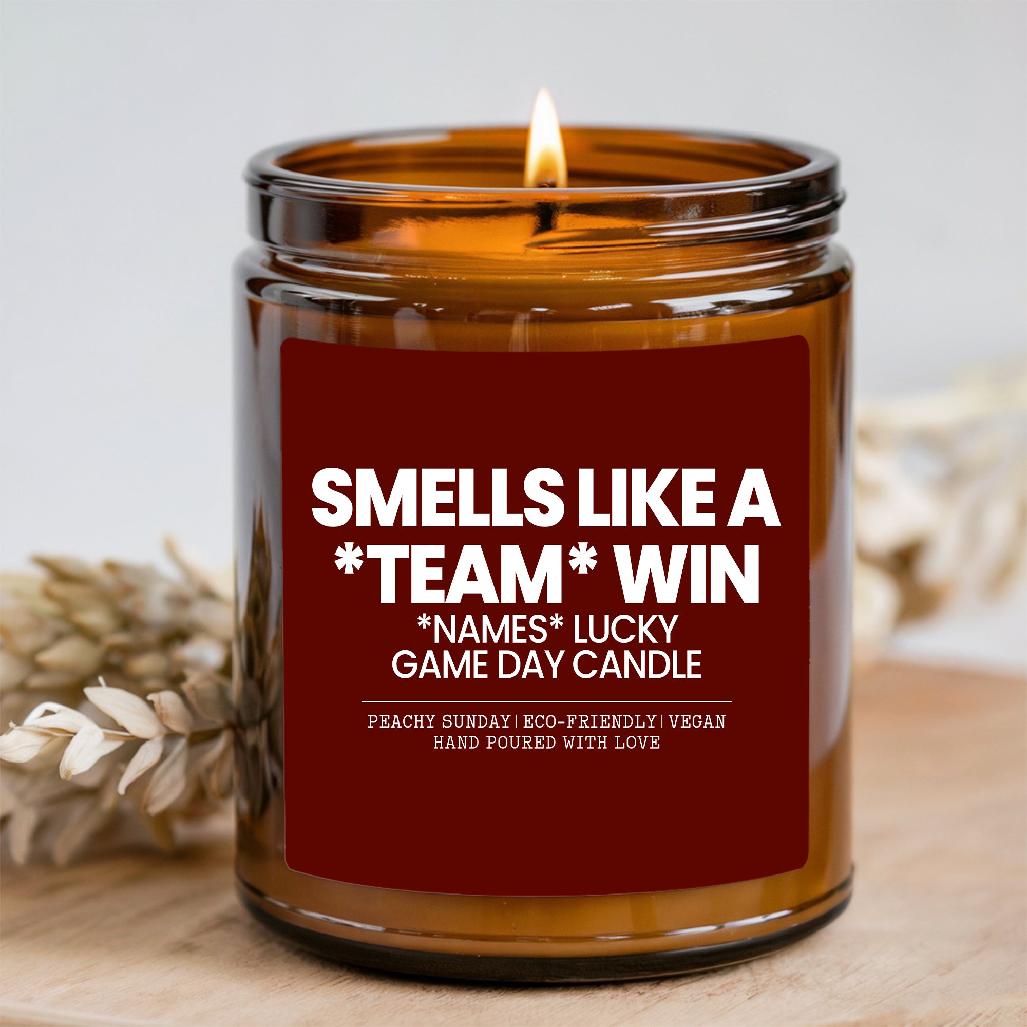 Personalized Game Day Candle