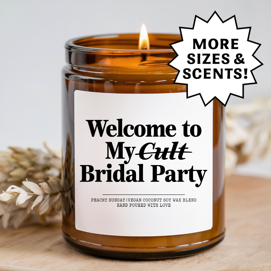 Welcome To My Bridal Party Candle