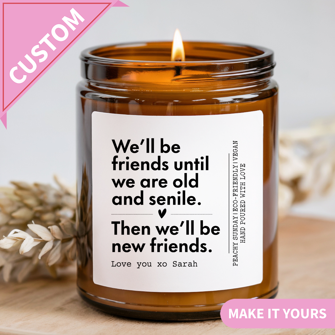 Custom Best Friends Candle