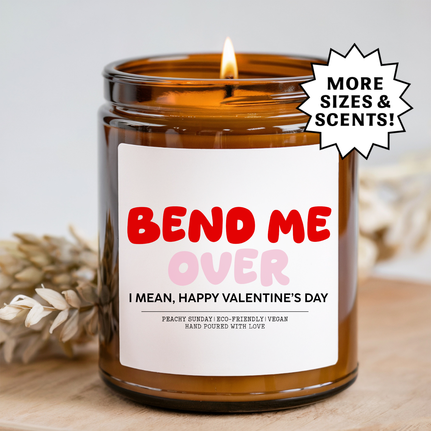 Bend Me Over Valentines Day Candle