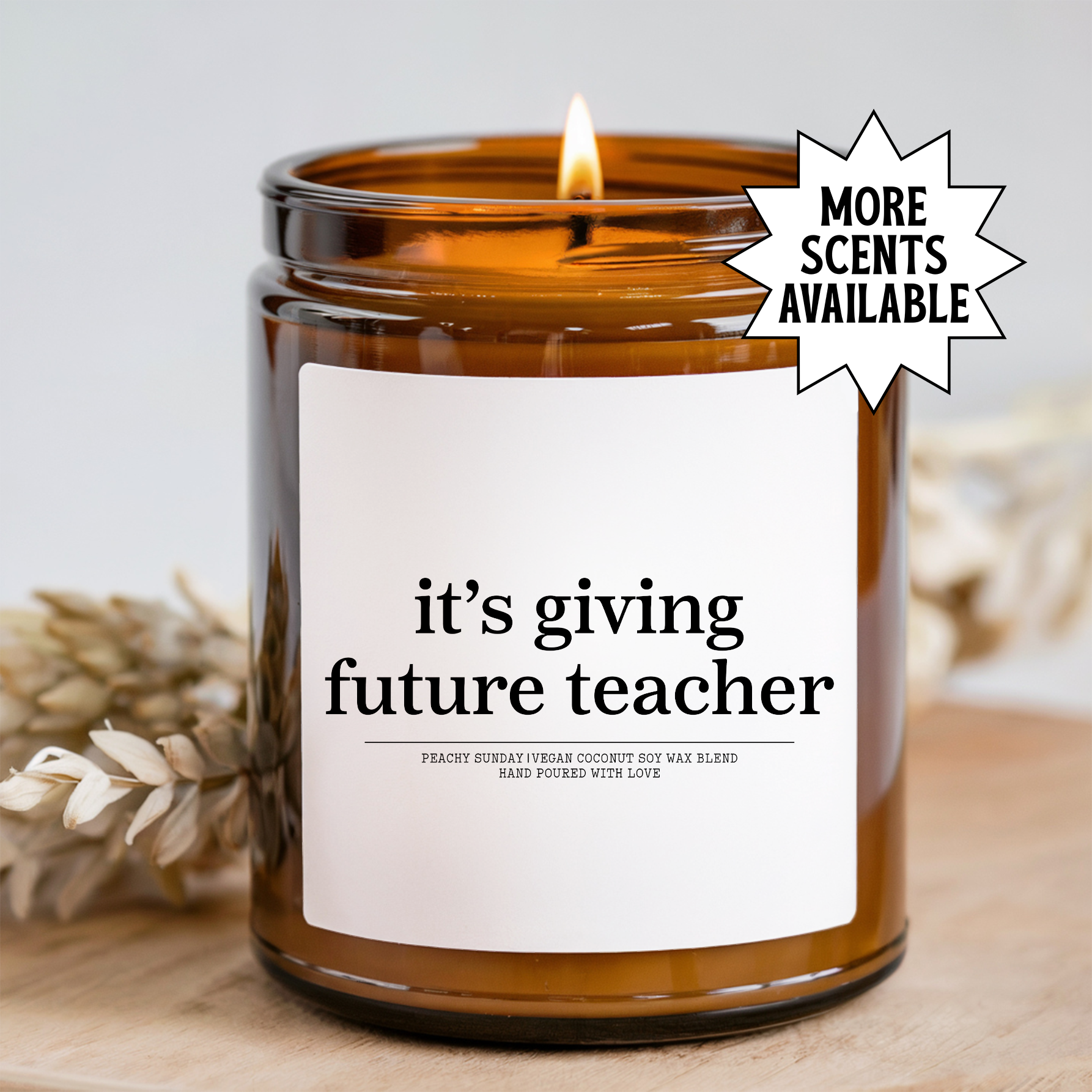 It's Giving Future Teacher Candle