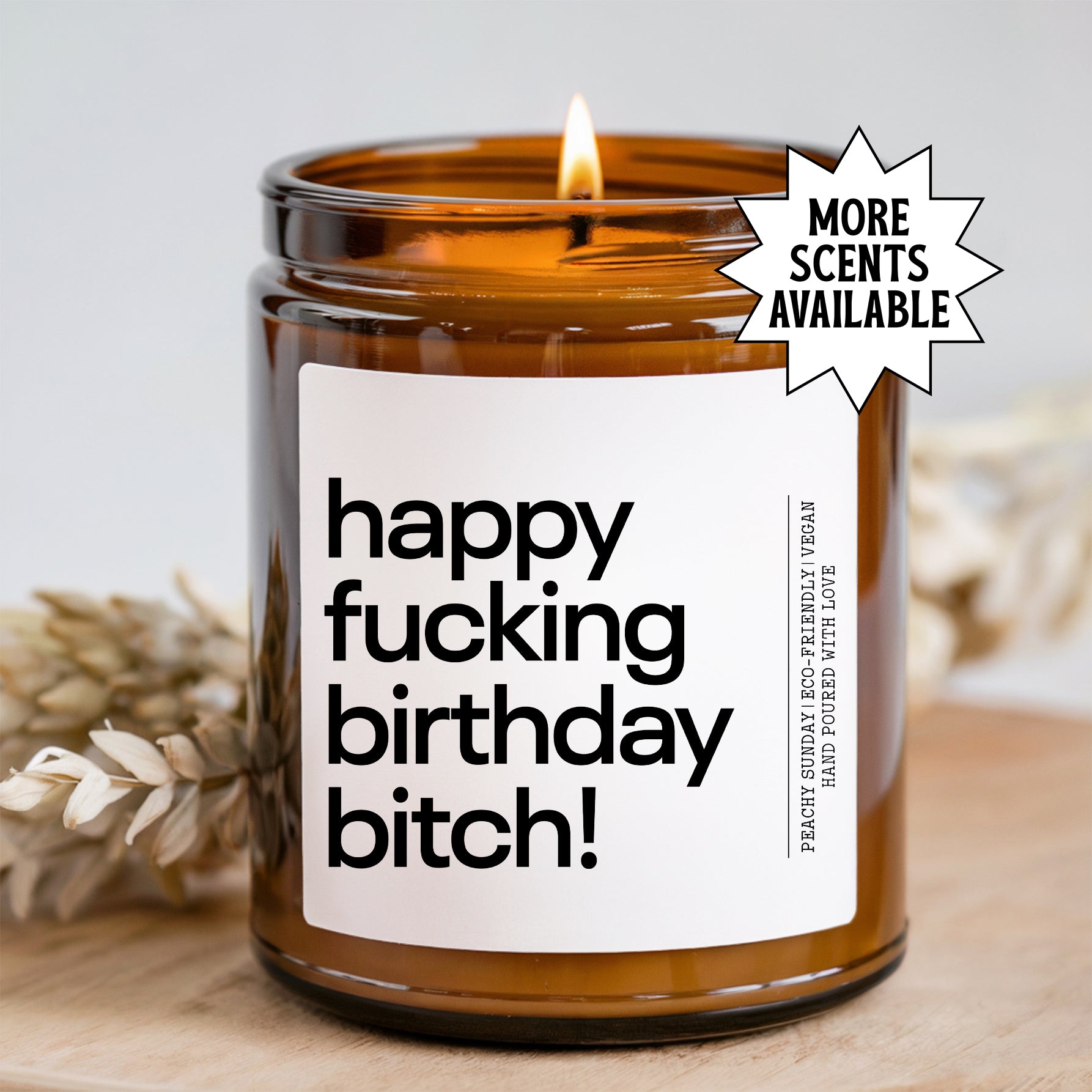 Alles Gute zum f_cking Geburtstag, B_tch-Kerze