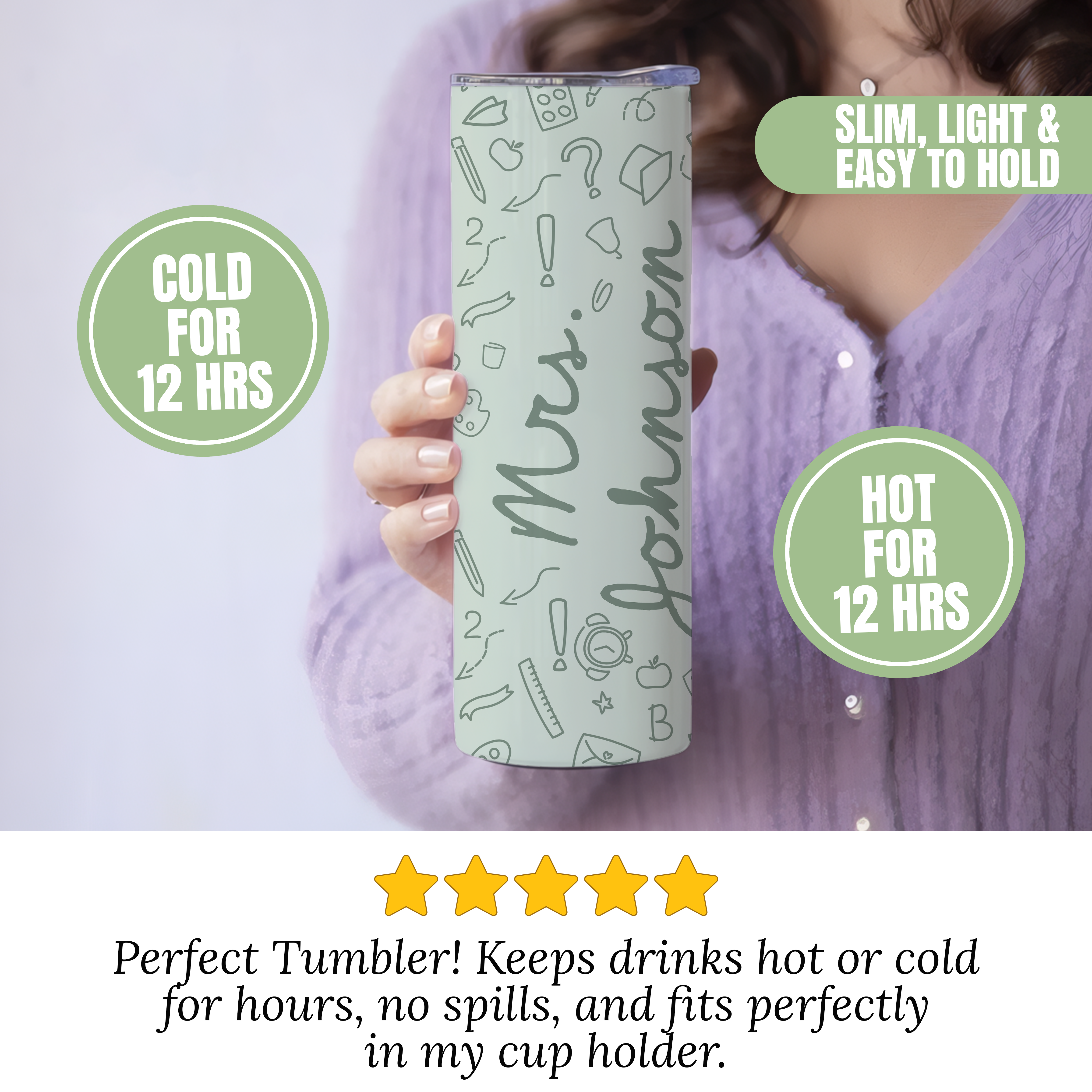 Personalized Teacher Tumbler