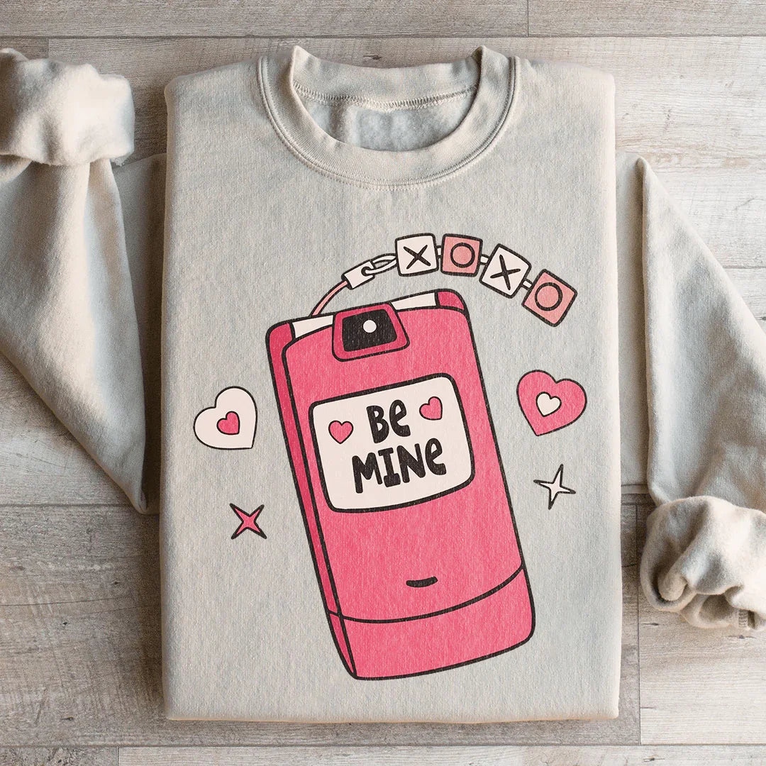 XOXO Flip Phone Sweatshirt Sand / S Peachy Sunday T-Shirt