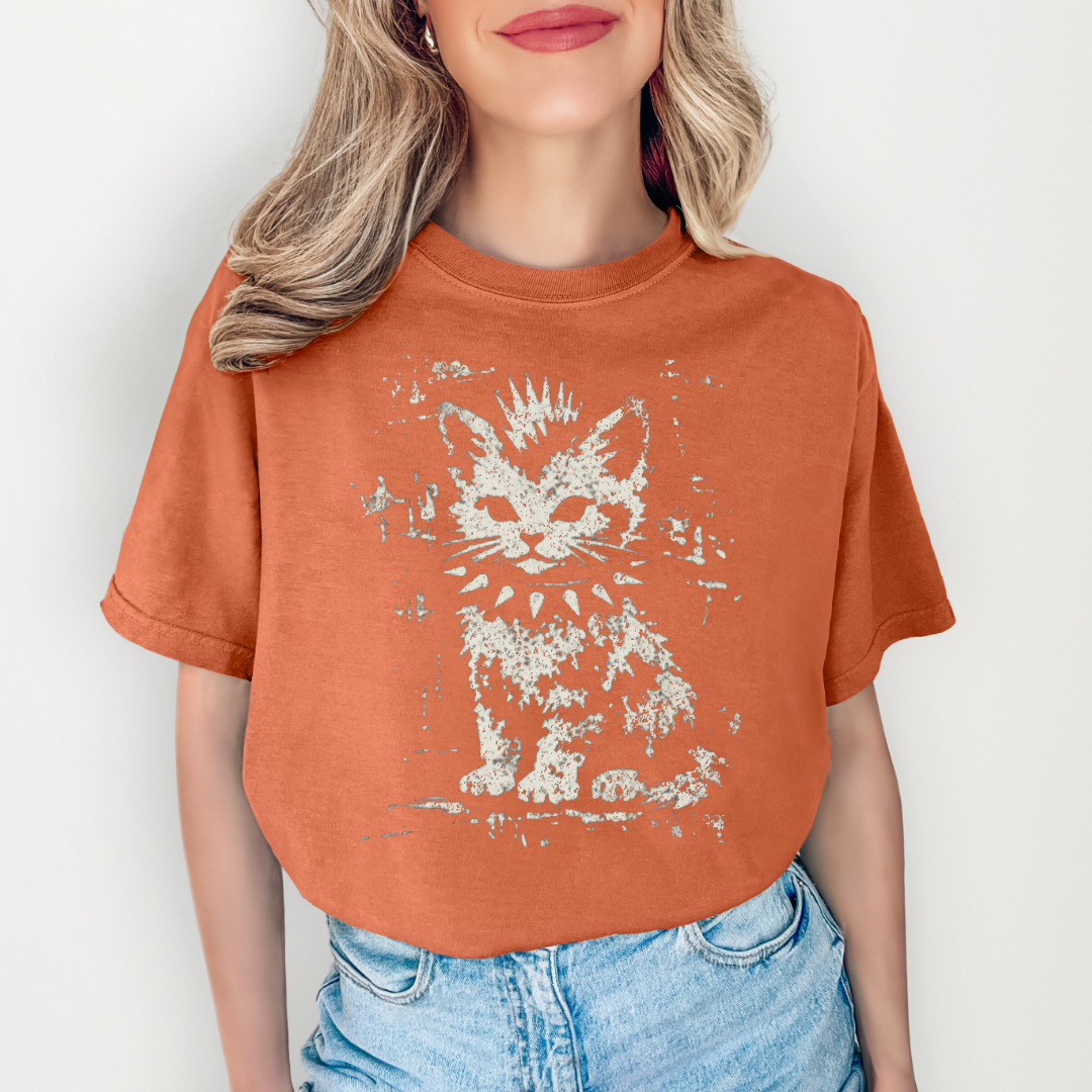 Camiseta Gatito Punk