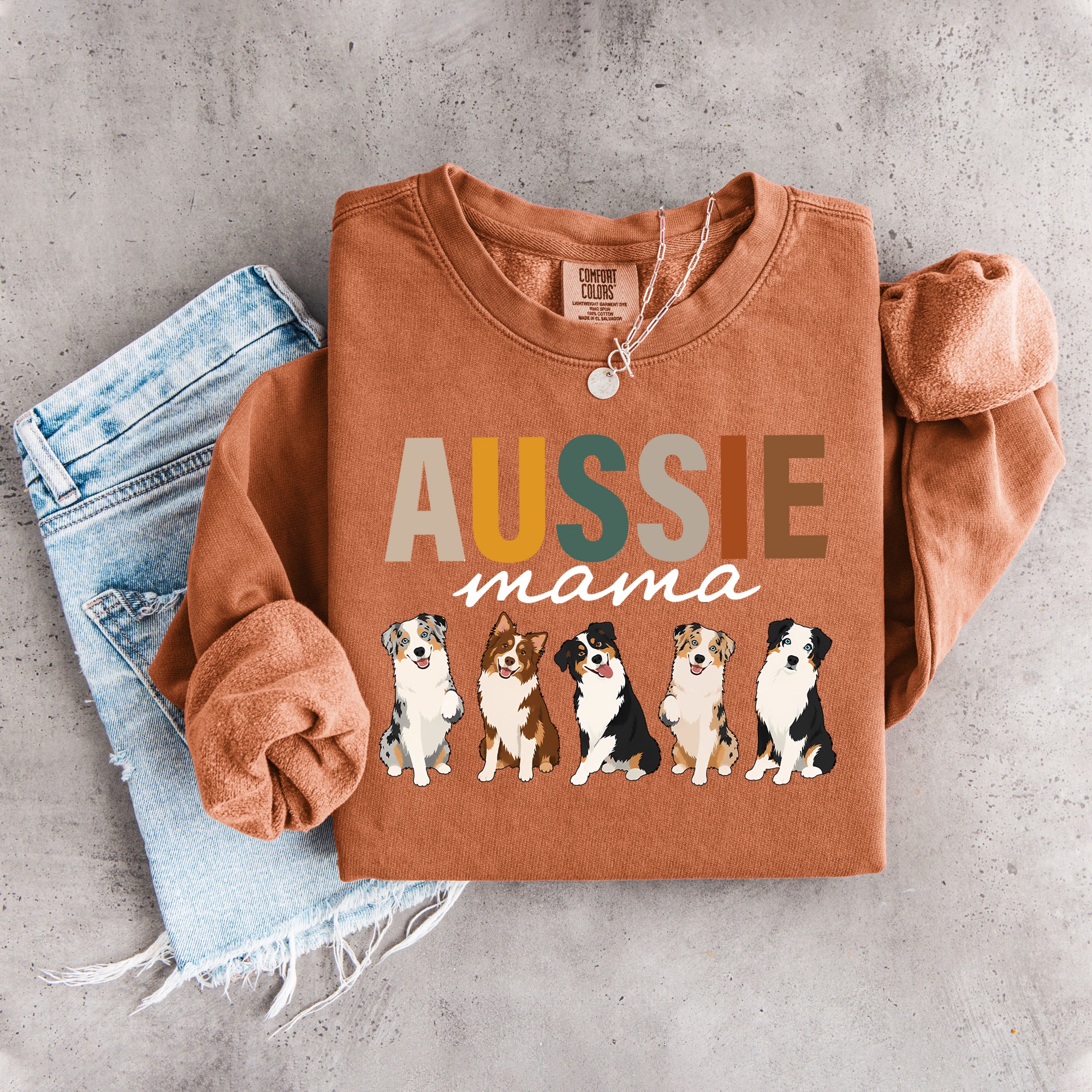 Sweatshirt für Australian-Shepherd-Mamas