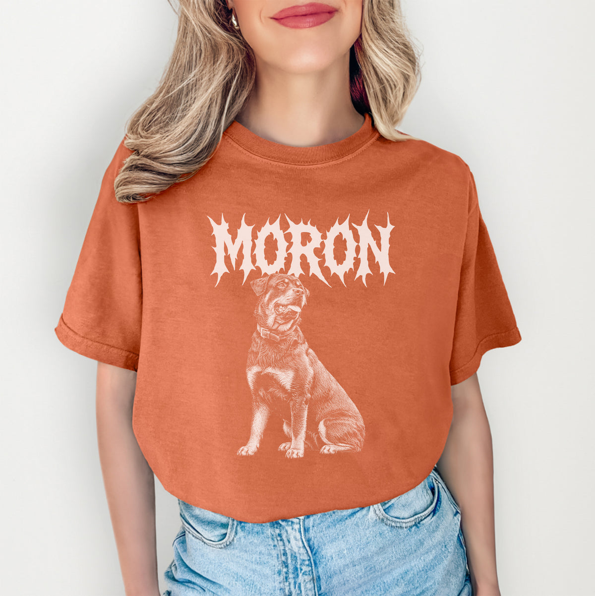 Personlized Gothic Pet Photo And Name Tee