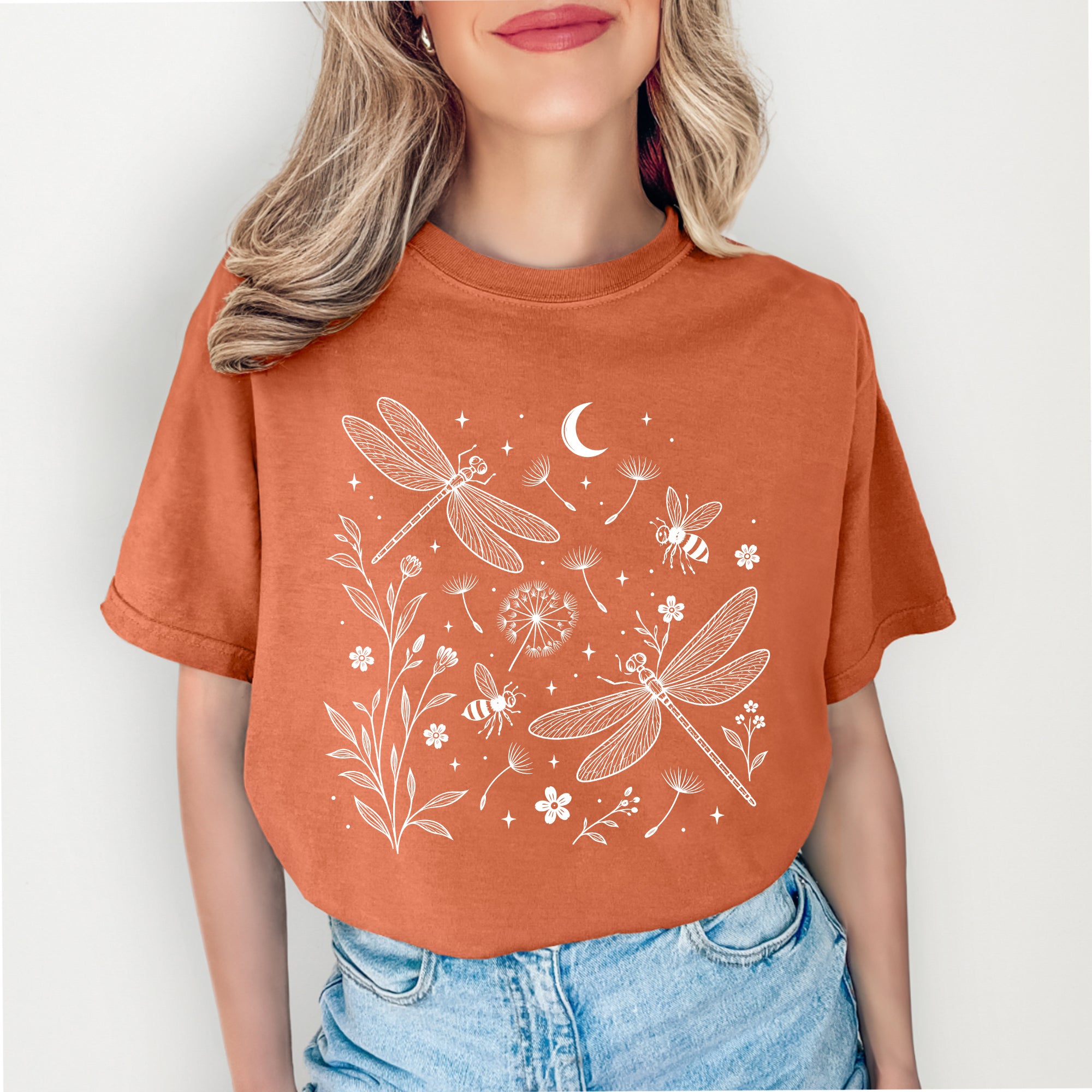 T-shirt nature libellule