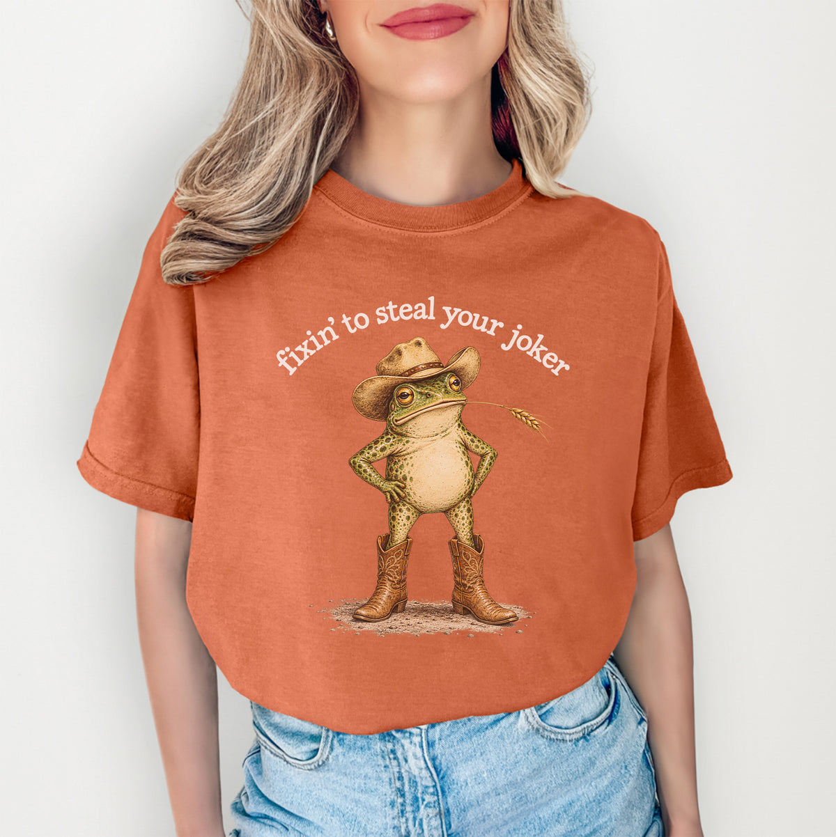Camiseta «A punto de robarte tu comodín»
