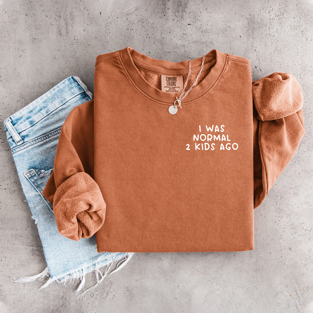 Sudadera «Hace 2 hijos yo era normal»