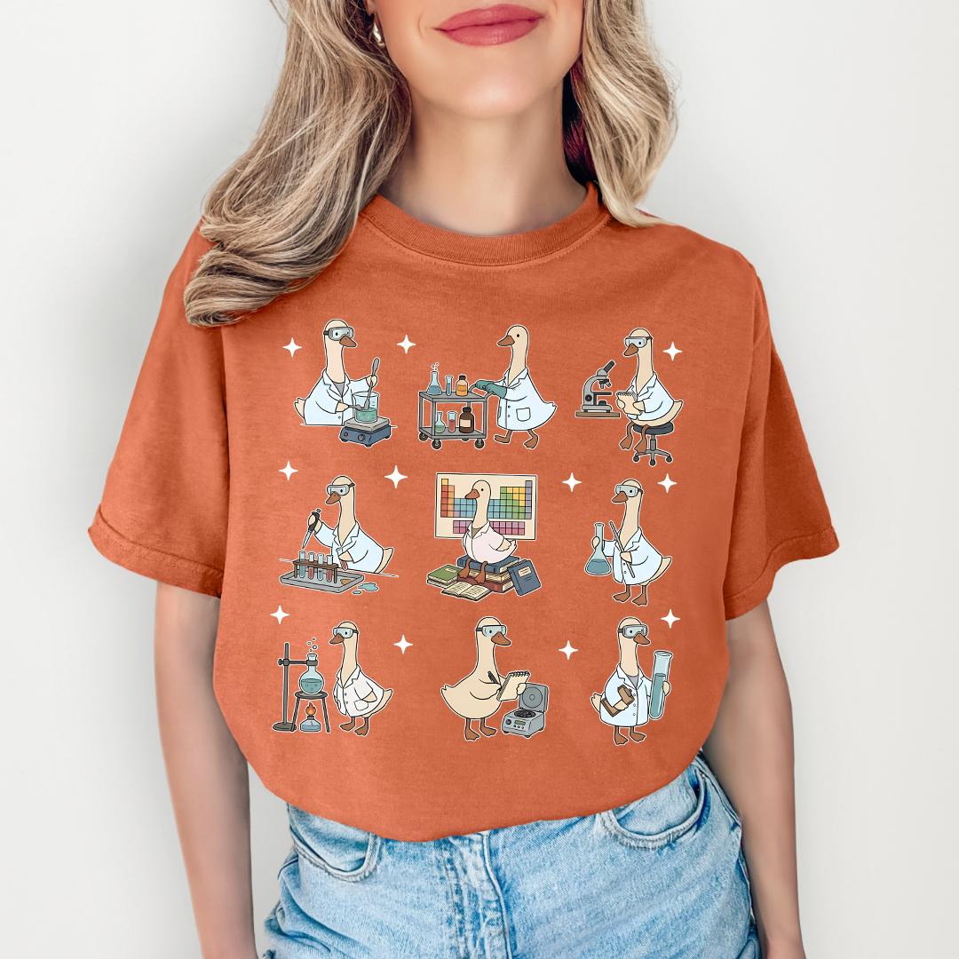 Camiseta "Pato Tonto" de Química