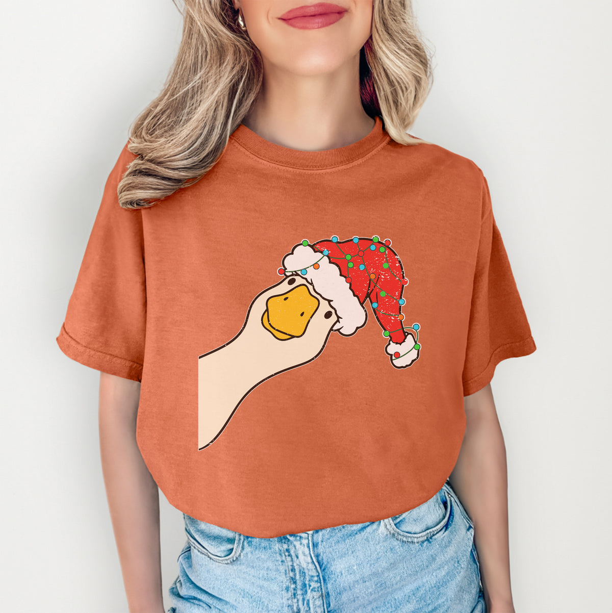 Funny Christmas Goose Tee