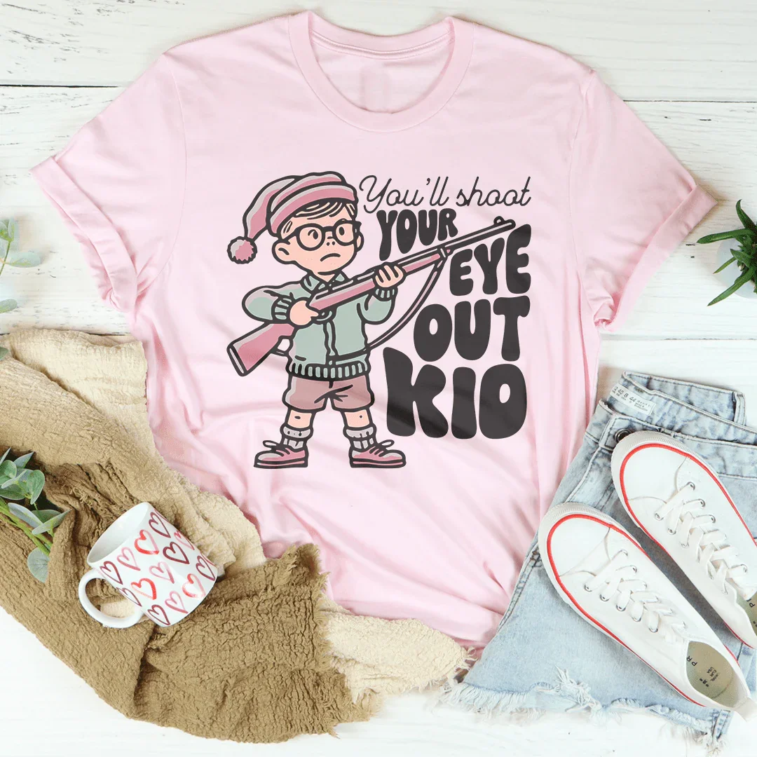 You'll Shoot Your Eye Out Kid Tee Pink / S Peachy Sunday T-Shirt