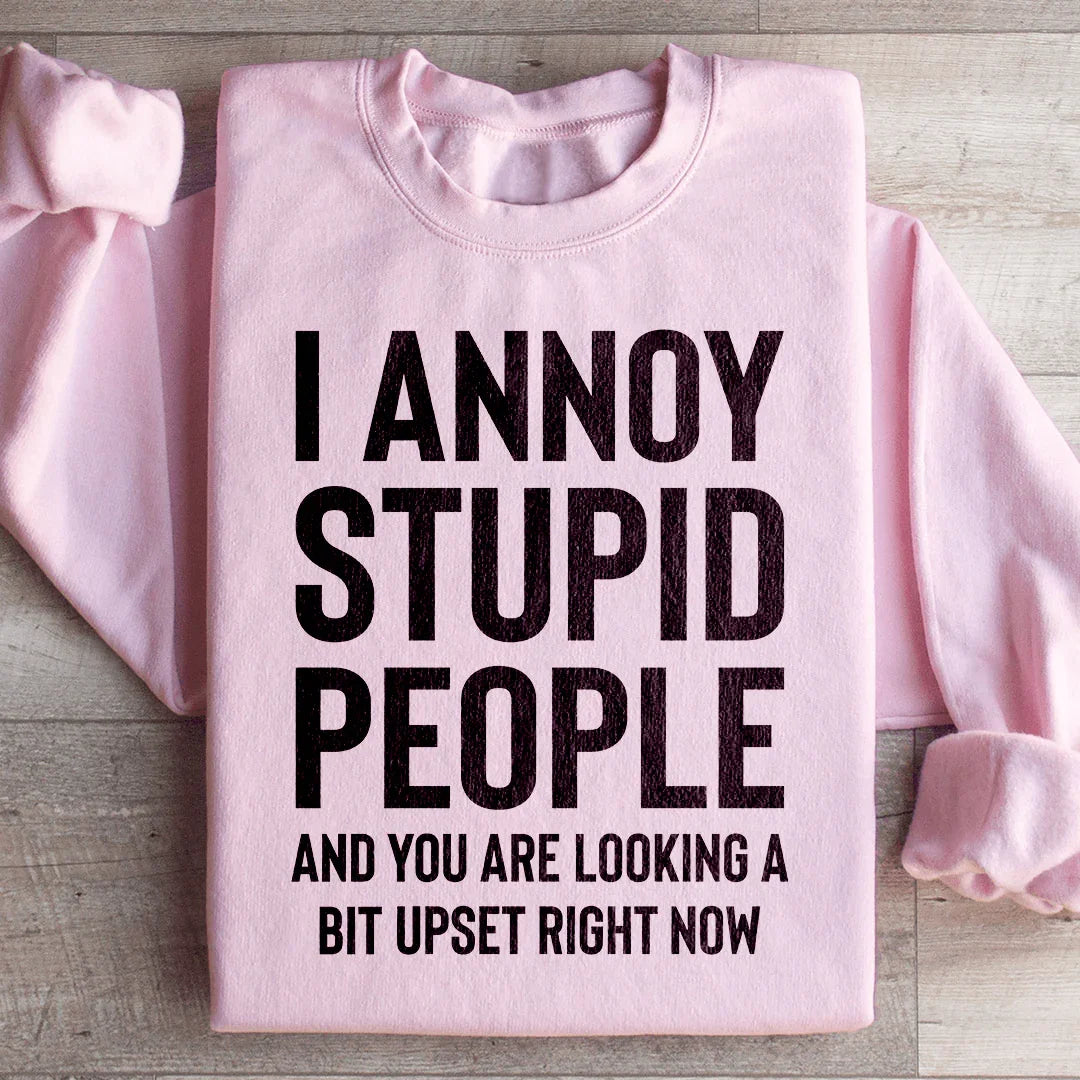 You're Looking A Bit Upset Sweatshirt Light Pink / S Peachy Sunday T-Shirt