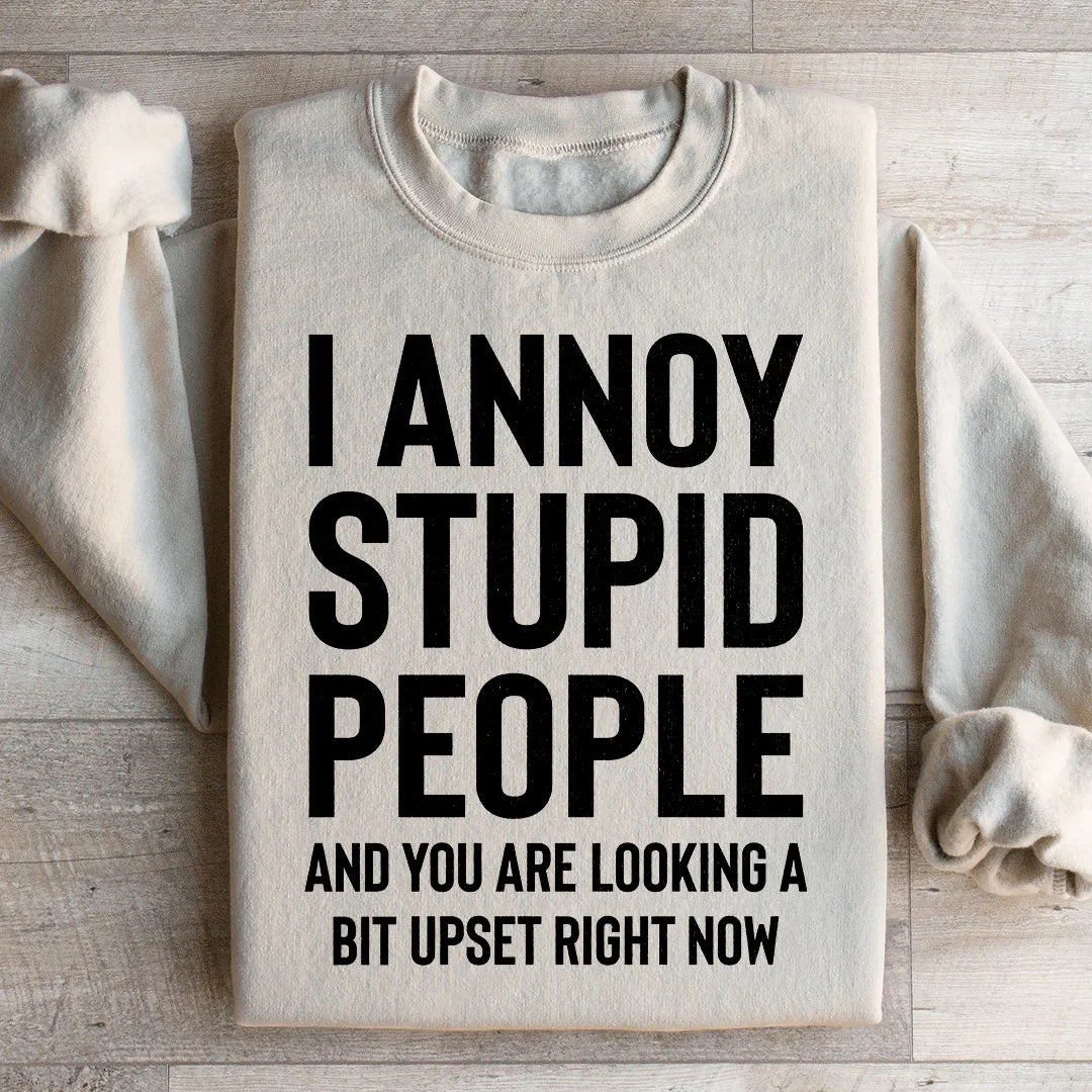 You're Looking A Bit Upset Sweatshirt Sand / S Peachy Sunday T-Shirt
