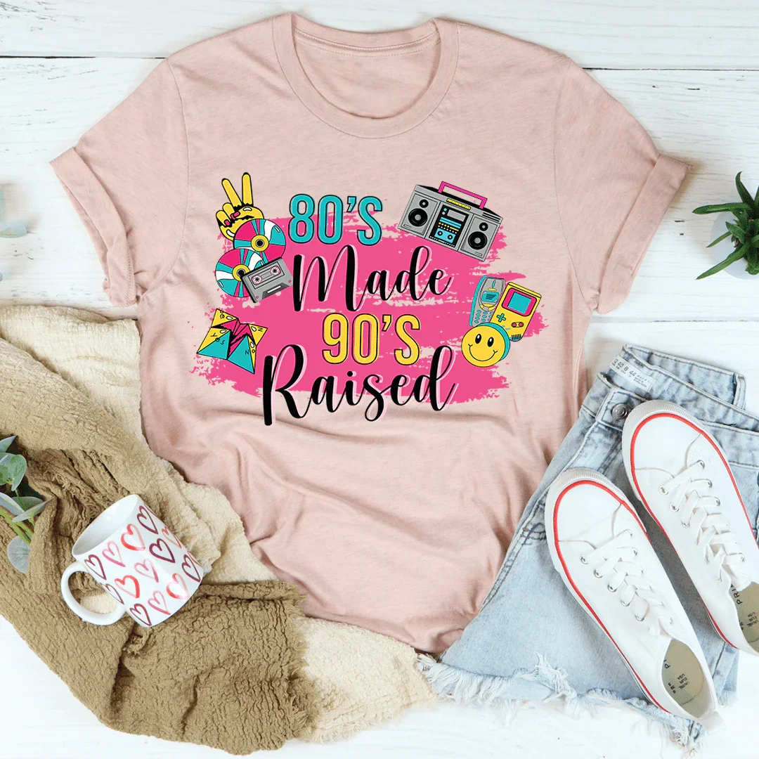 80's Made 90's Raised Tee Heather Prism Peach / S Peachy Sunday T-Shirt