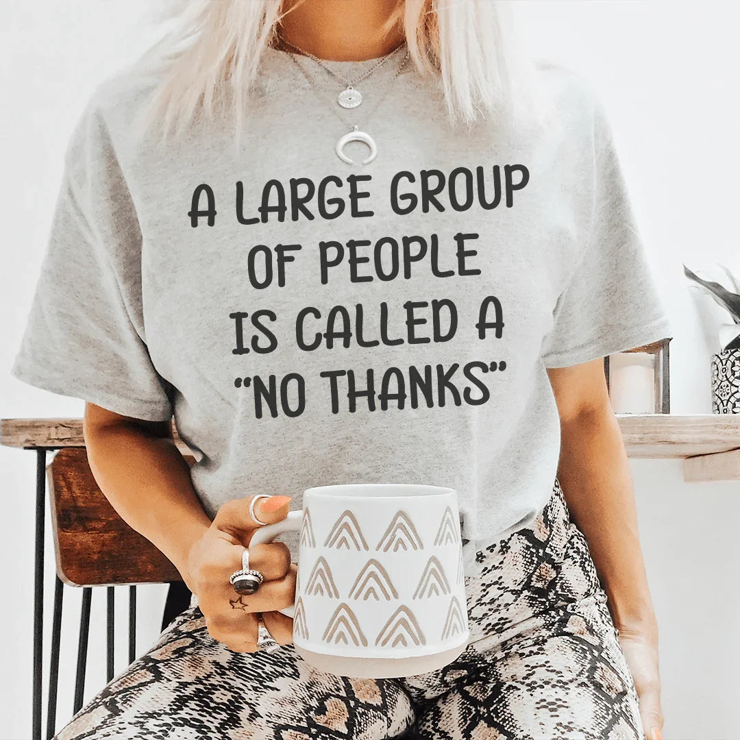 A Large Group Of People Tee Athletic Heather / S Peachy Sunday T-Shirt