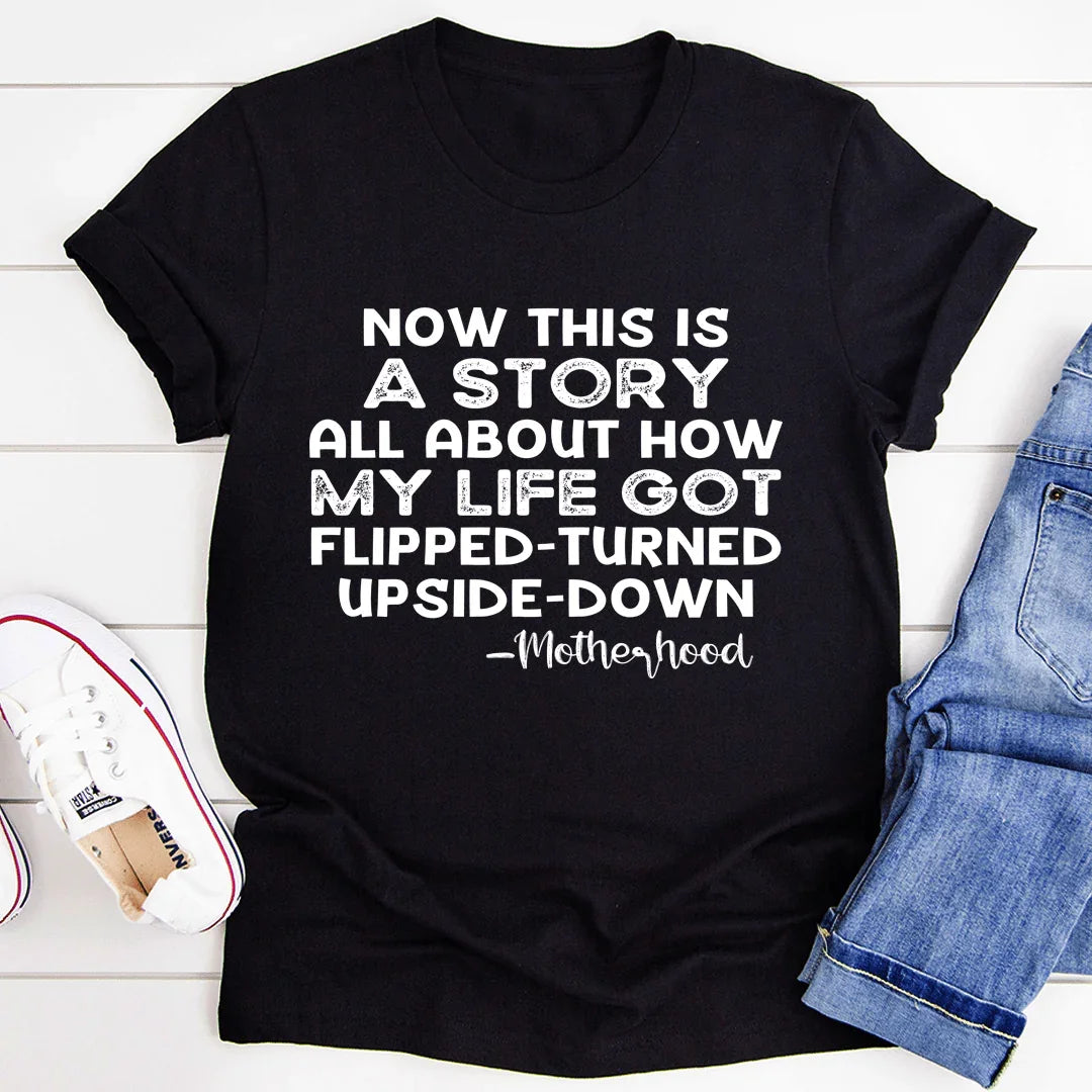 A Story About Motherhood Tee Black Heather / S Peachy Sunday T-Shirt