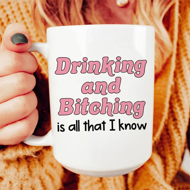 All I Know Ceramic Mug 15 oz White / One Size CustomCat Drinkware T-Shirt