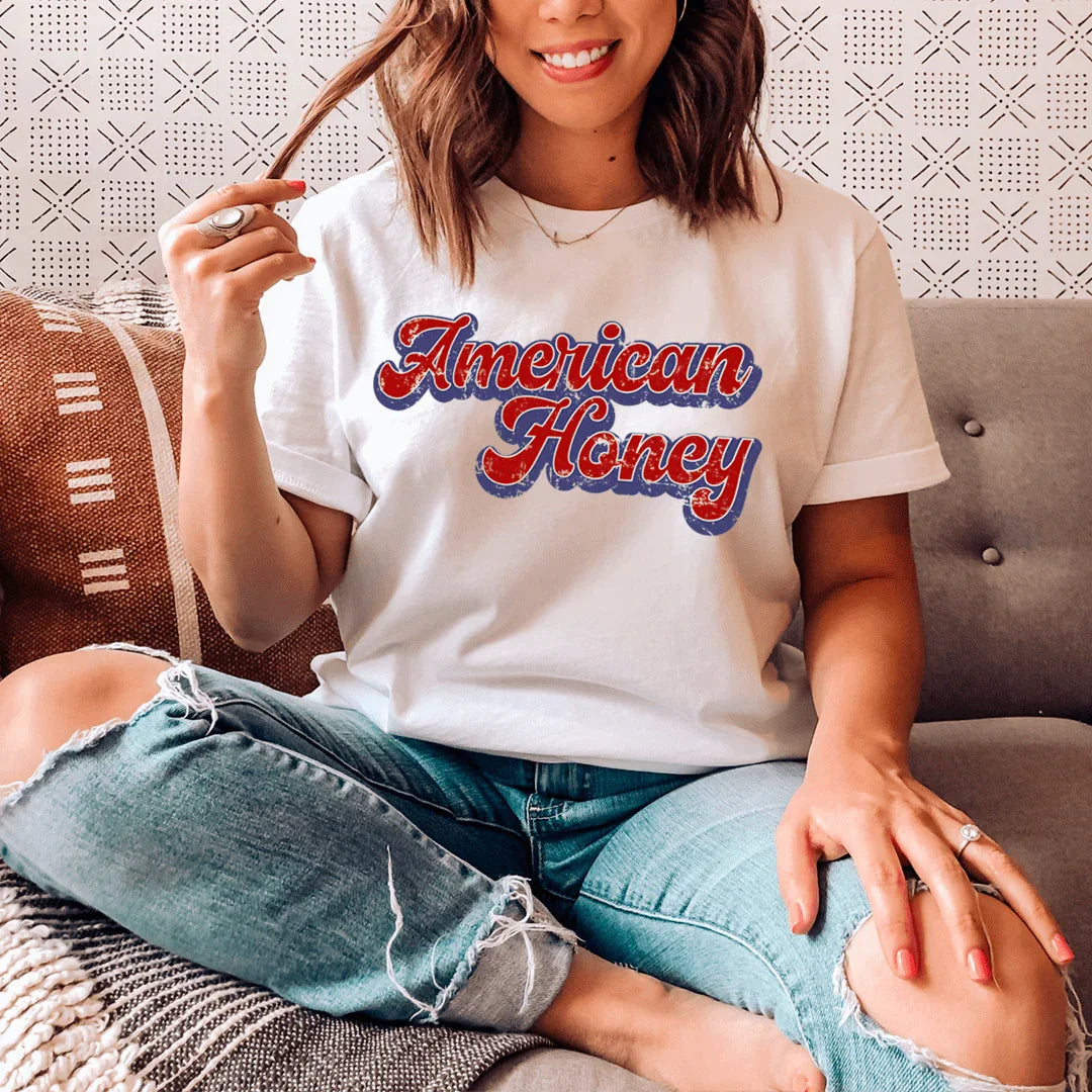 American Honey Tee White / S Peachy Sunday T-Shirt