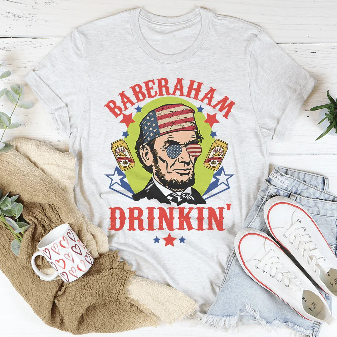 Baberaham Drinkin' Tee Peachy Sunday T-Shirt