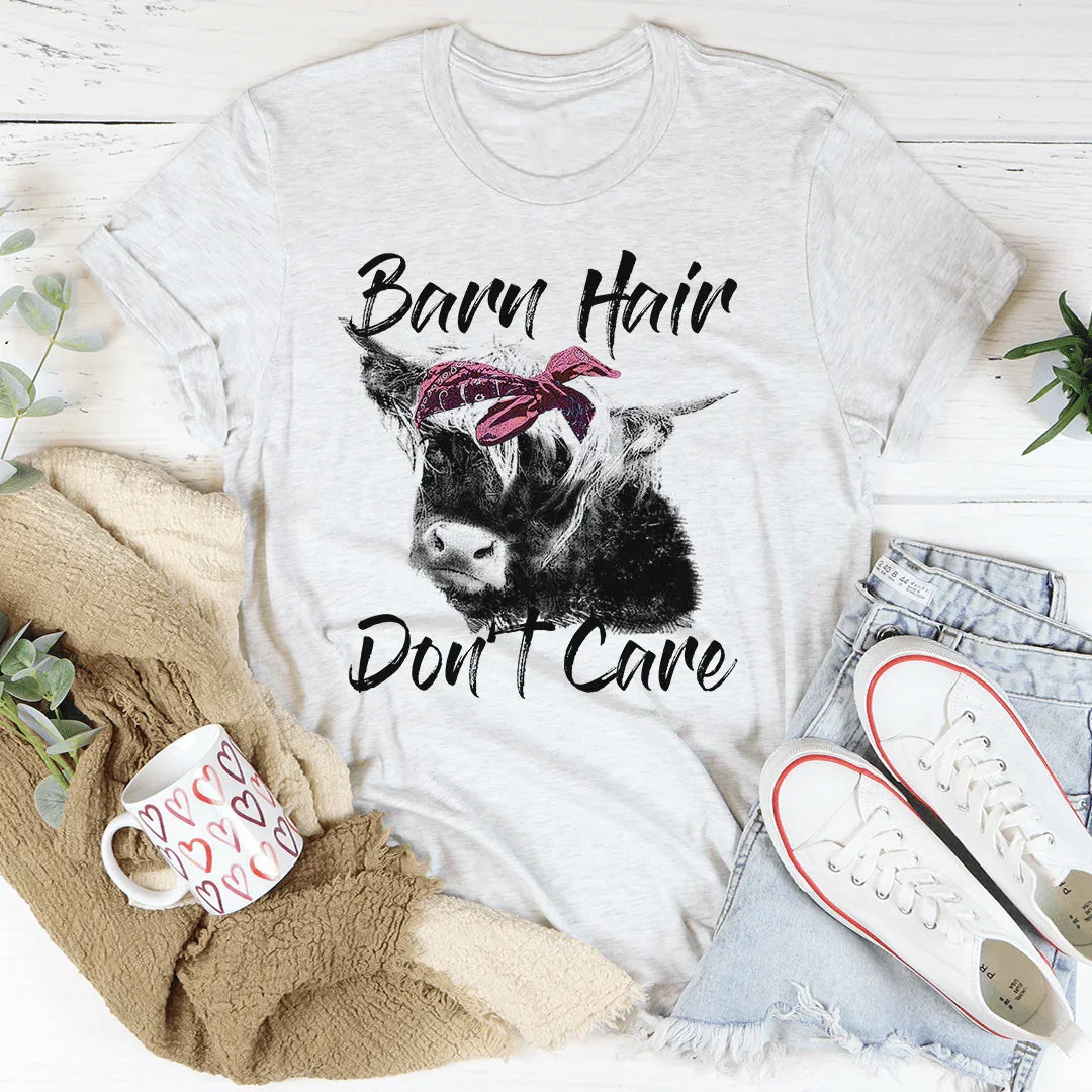 Barn Hair Don't Care Tee Ash / S Peachy Sunday T-Shirt