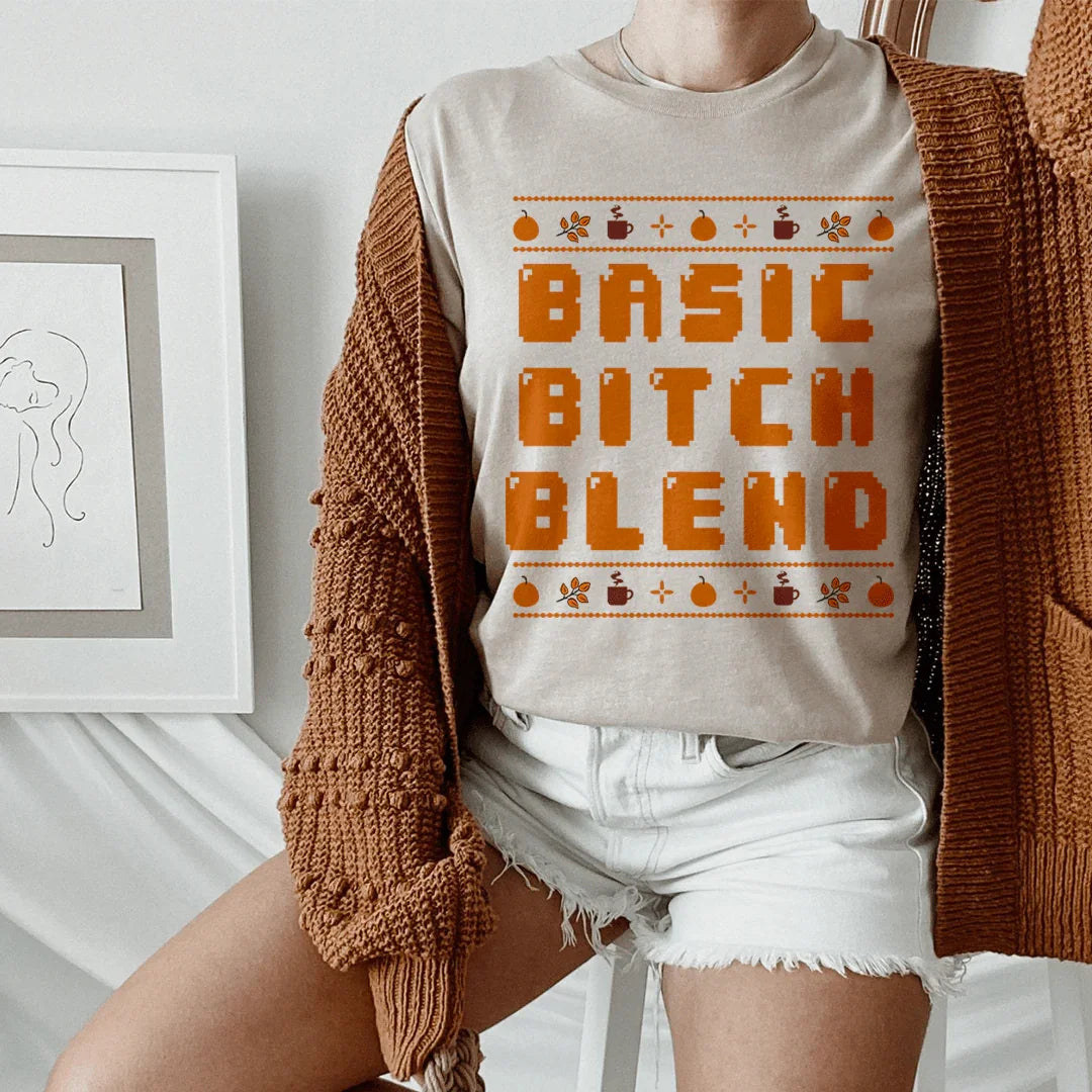 Basic B Blend Tee Tan / S Peachy Sunday T-Shirt