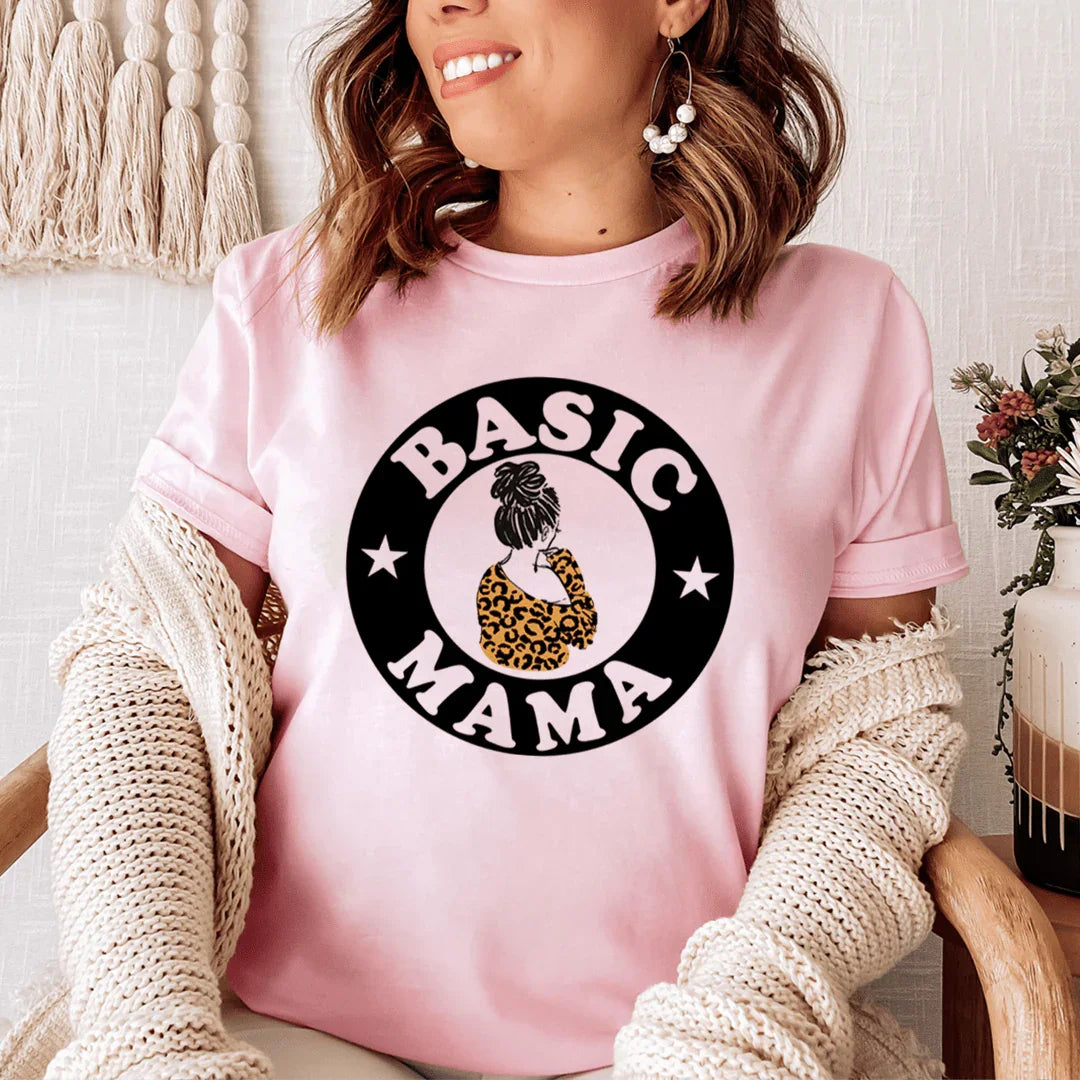 Basic Mama Tee Pink / S Peachy Sunday T-Shirt