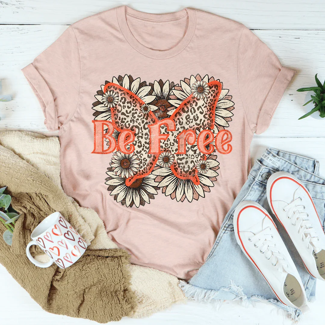 Be Free Tee Heather Prism Peach / S Peachy Sunday T-Shirt